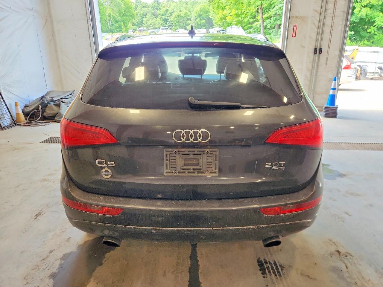 2014 Audi Q5 Premium Plus Gray vin: WA1LFAFP3EA047086
