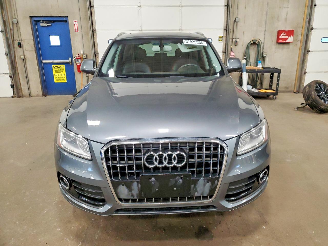 2014 Audi Q5 Premium Plus Gray vin: WA1LFAFP3EA074708