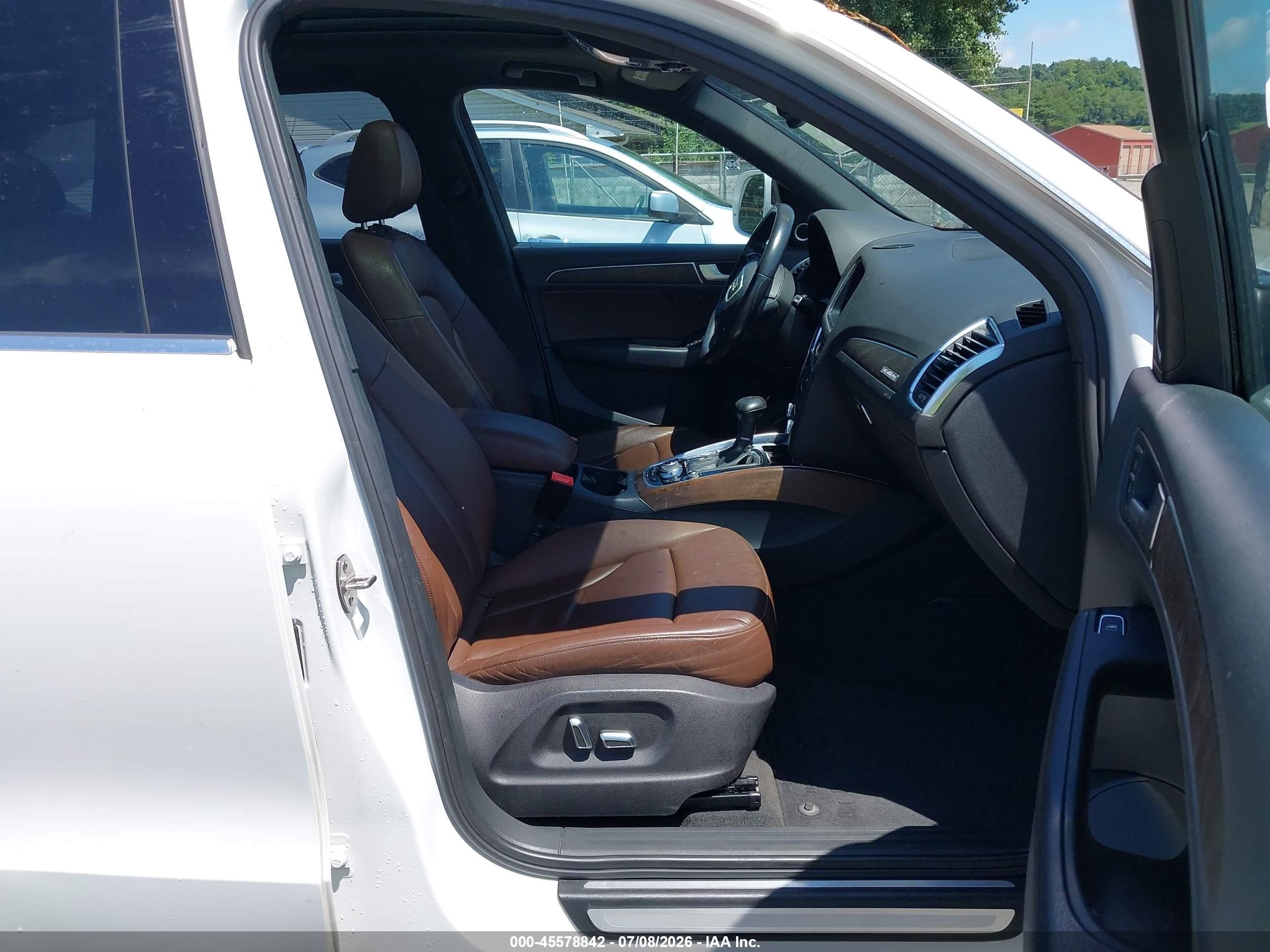 2014 Audi Q5 2.0t Premium White vin: WA1LFAFP3EA089130