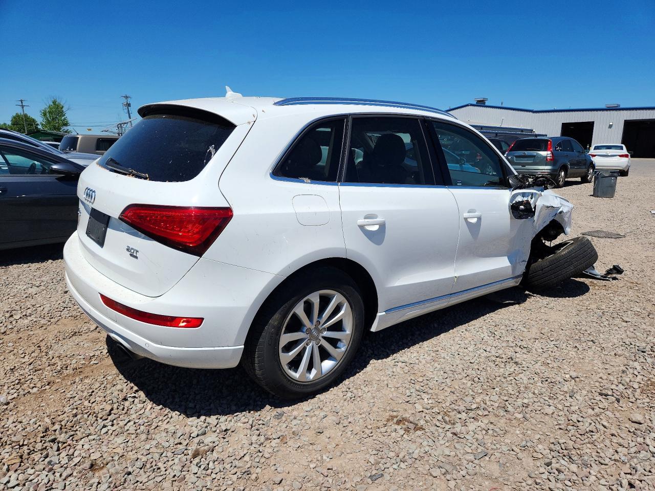 2014 Audi Q5 Premium Plus White vin: WA1LFAFP3EA097745