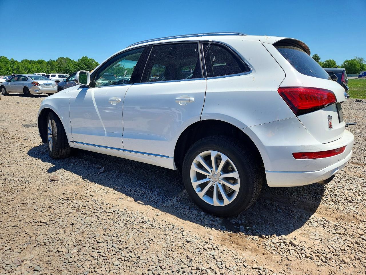 2014 Audi Q5 Premium Plus White vin: WA1LFAFP3EA097745