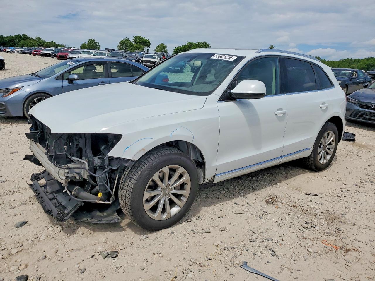 2014 Audi Q5 Premium Plus White vin: WA1LFAFP3EA113877