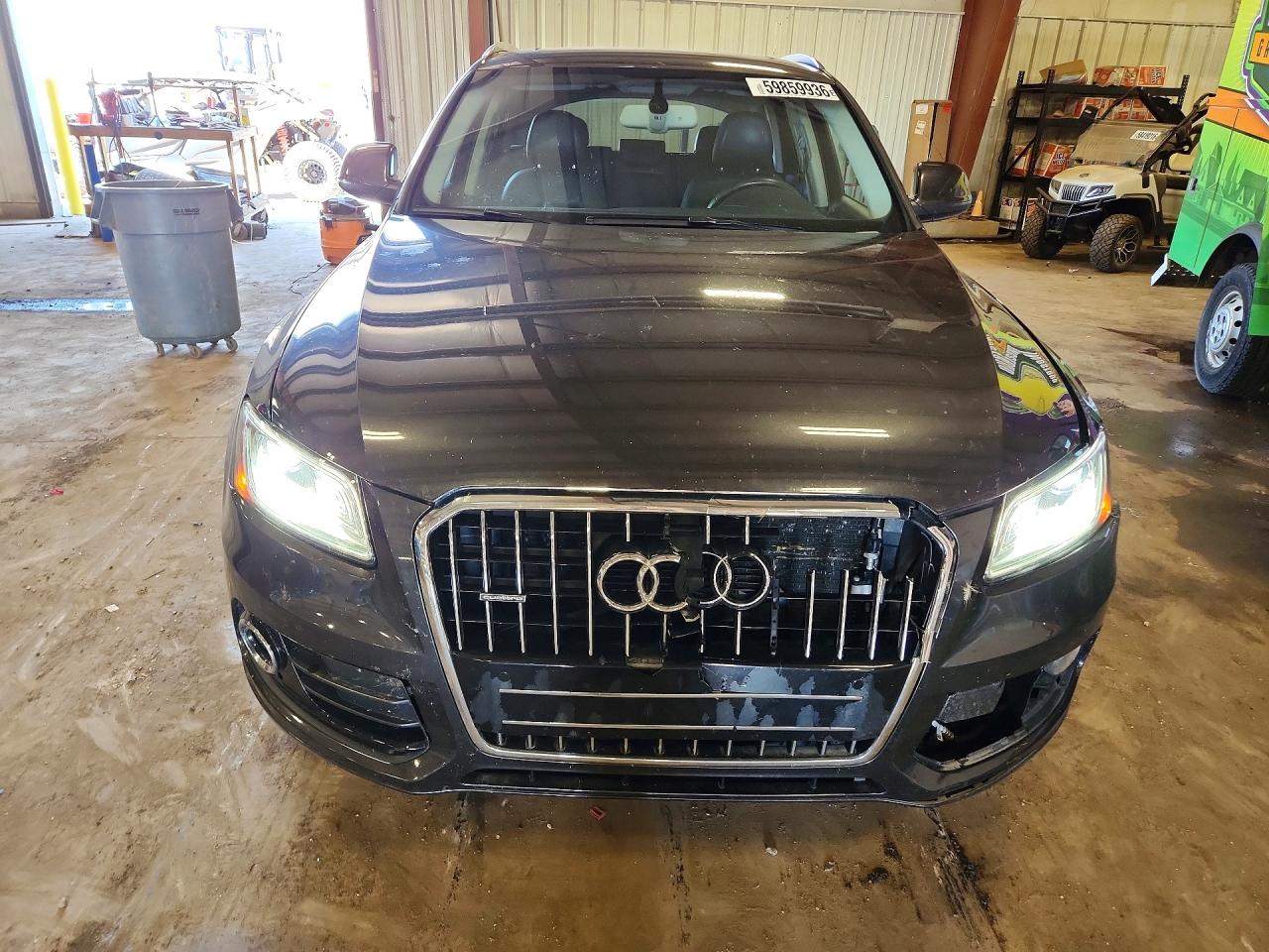 2014 Audi Q5 Premium Plus Gray vin: WA1LFAFP3EA119419