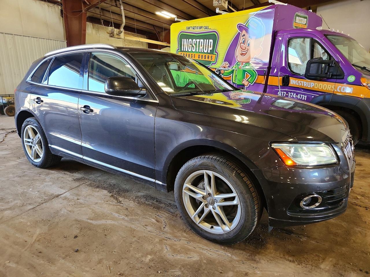 2014 Audi Q5 Premium Plus Gray vin: WA1LFAFP3EA119419
