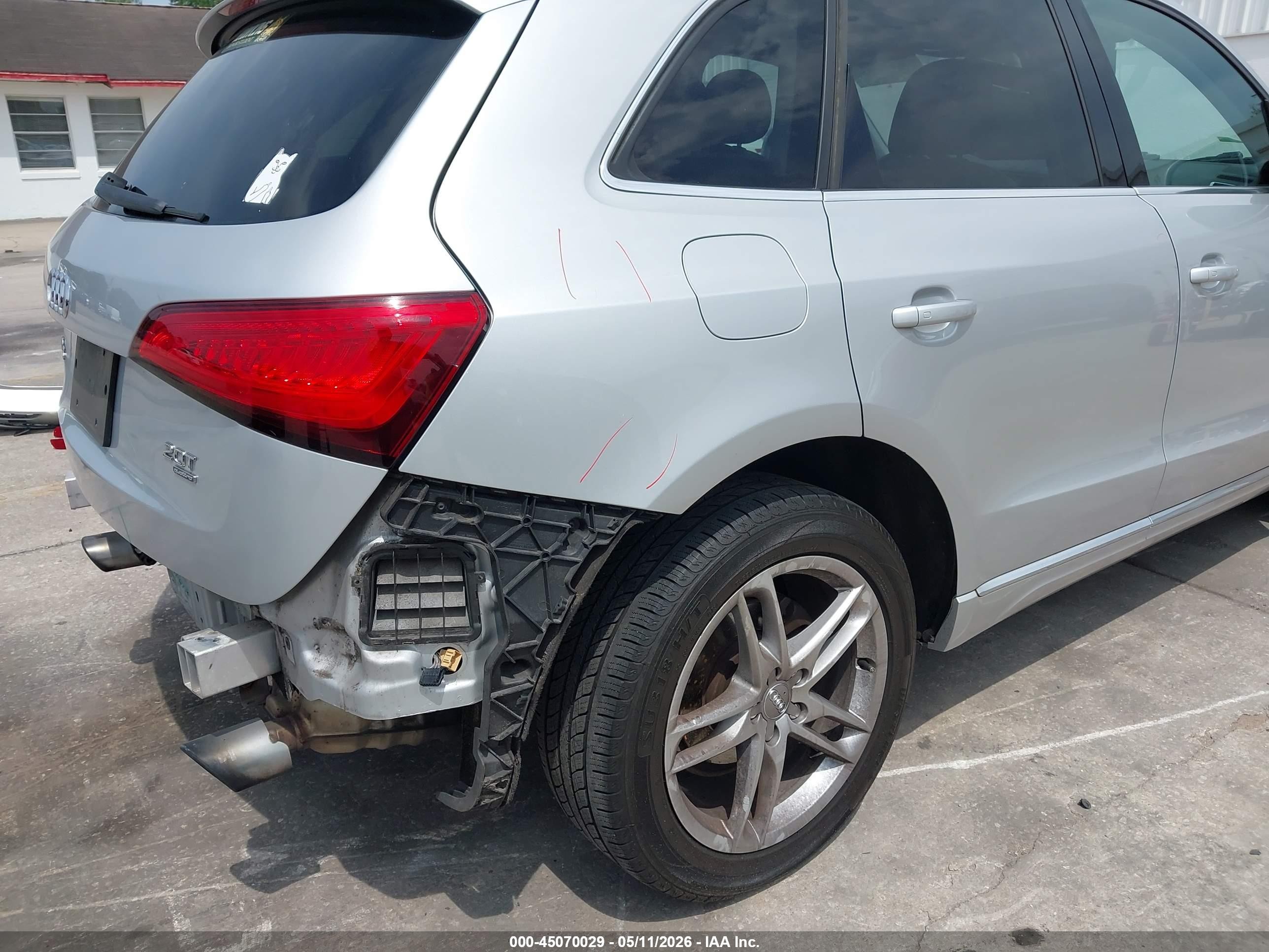 2014 Audi Q5 2.0t Premium Silver vin: WA1LFAFP3EA122160