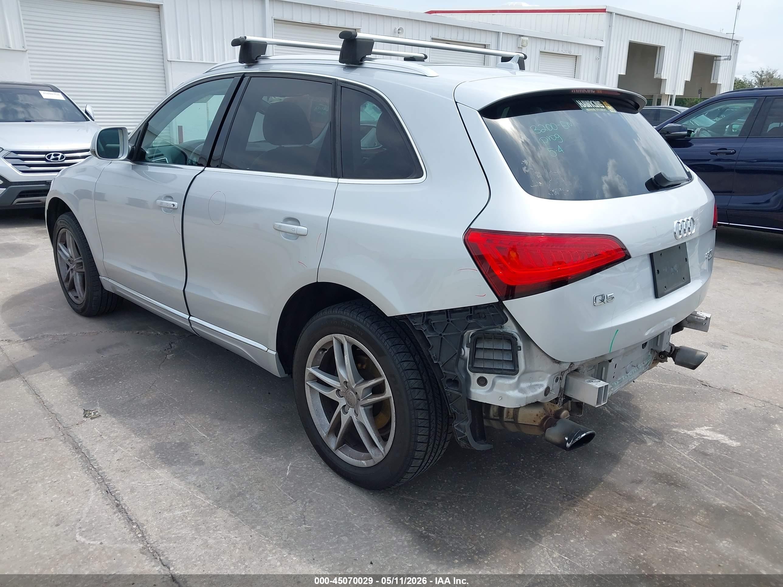 2014 Audi Q5 2.0t Premium Silver vin: WA1LFAFP3EA122160