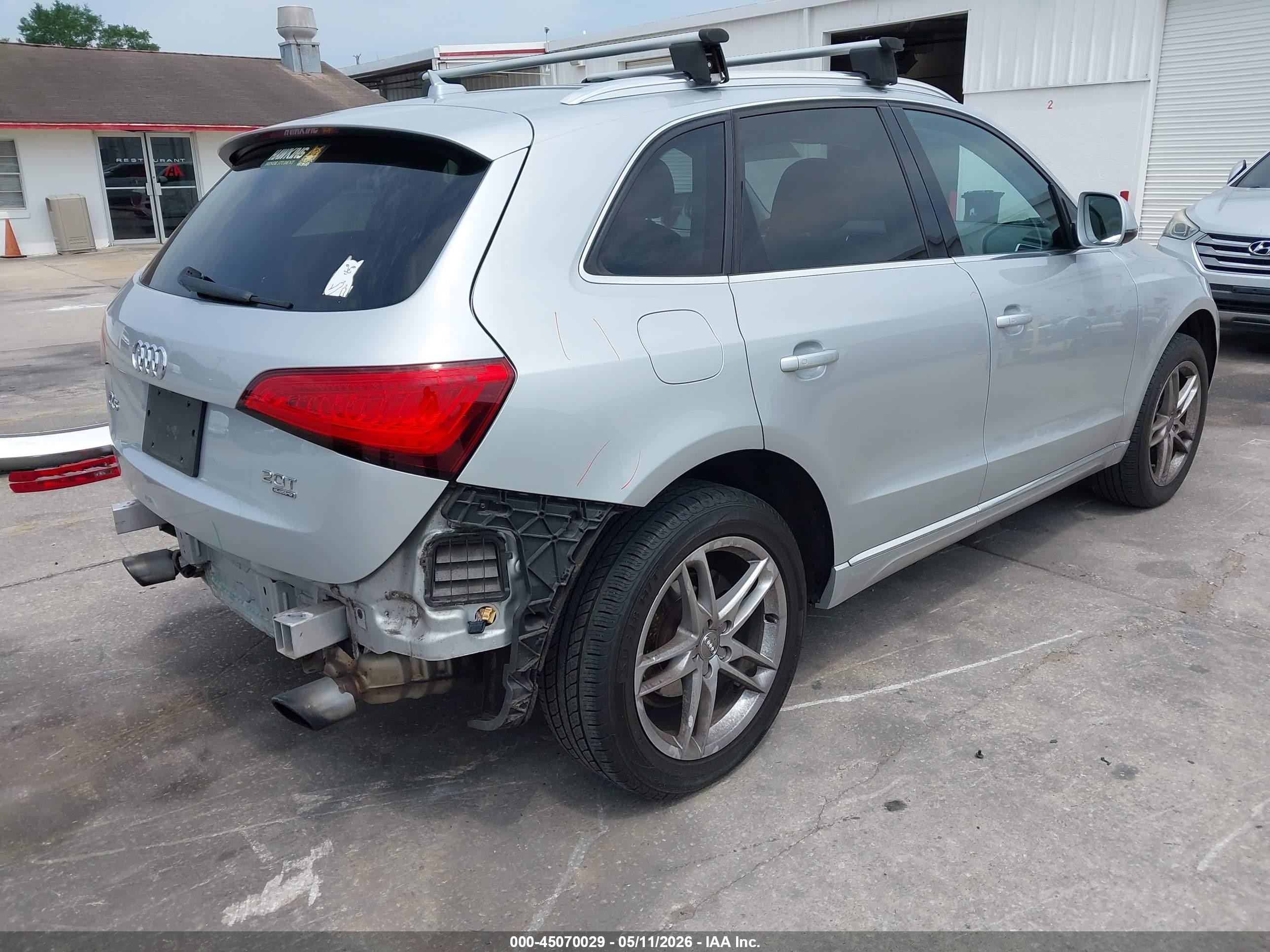 2014 Audi Q5 2.0t Premium Silver vin: WA1LFAFP3EA122160