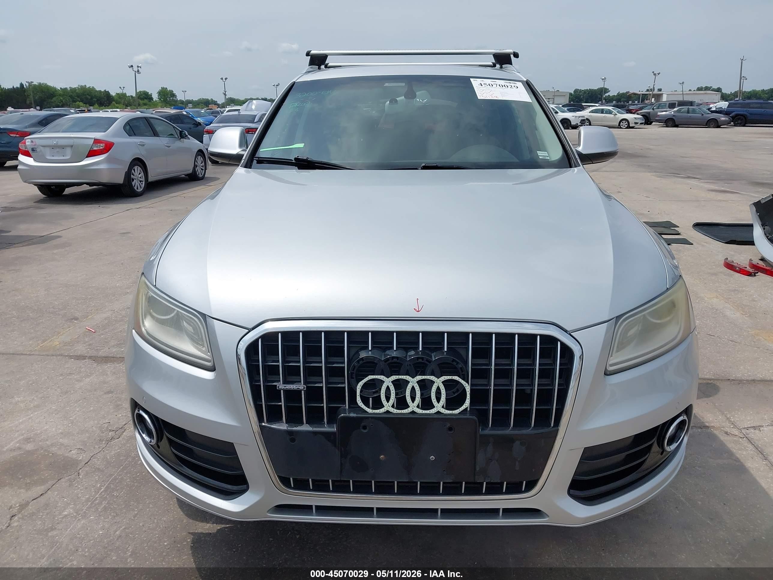 2014 Audi Q5 2.0t Premium Silver vin: WA1LFAFP3EA122160