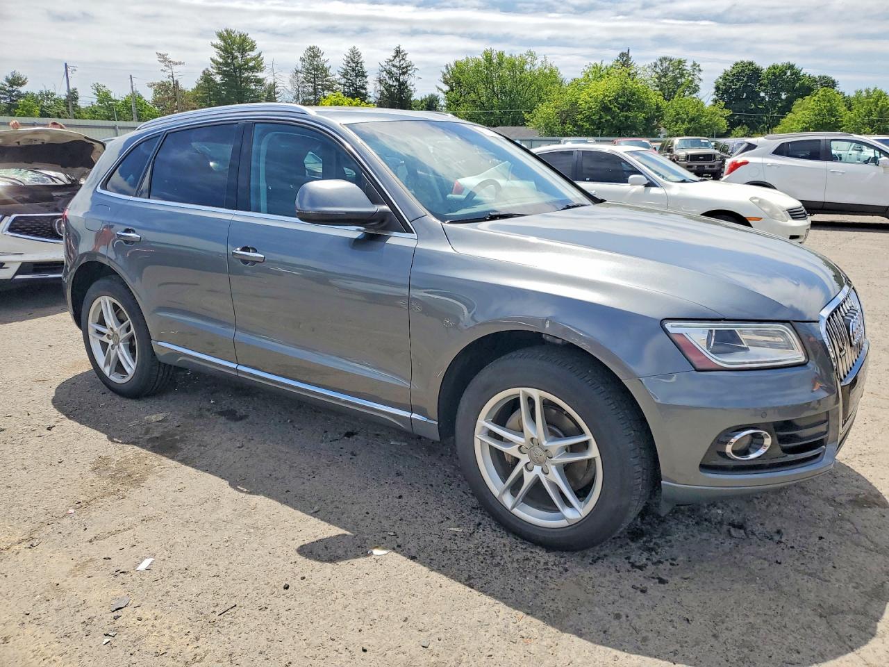 2015 Audi Q5 Premium Plus Gray vin: WA1LFAFP3FA058767