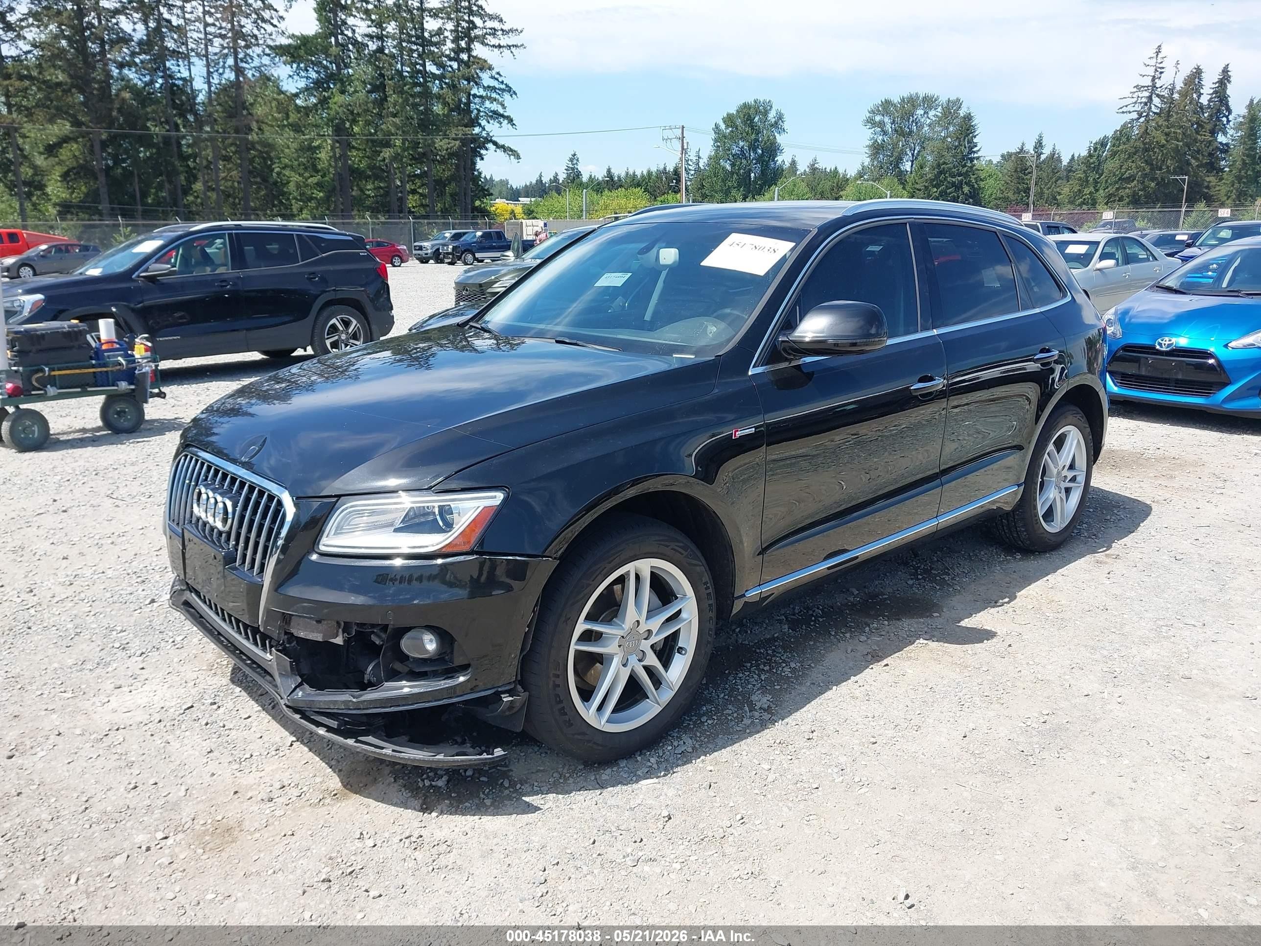 2015 Audi Q5 2.0t Premium Black vin: WA1LFAFP3FA071485