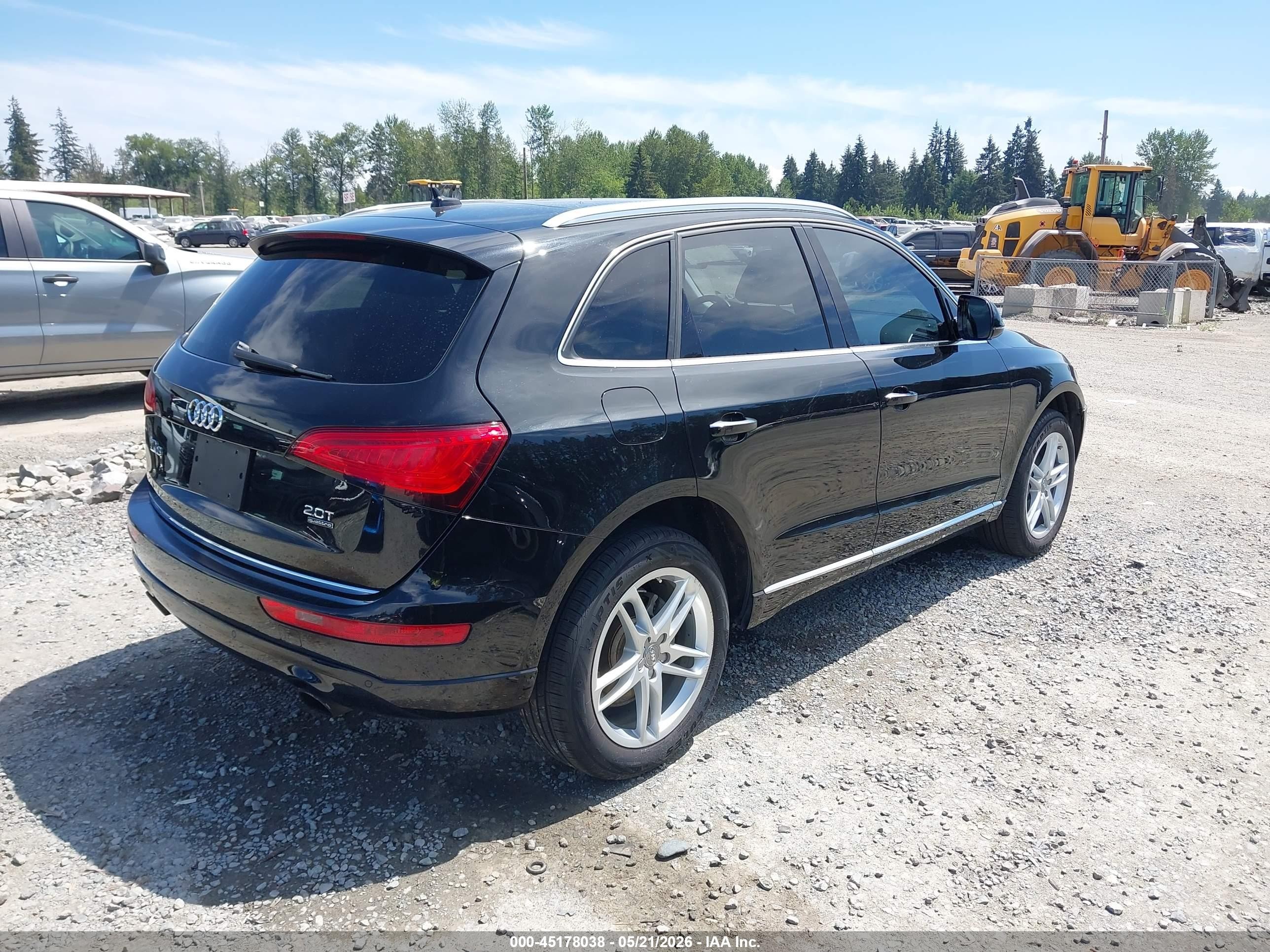 2015 Audi Q5 2.0t Premium Black vin: WA1LFAFP3FA071485