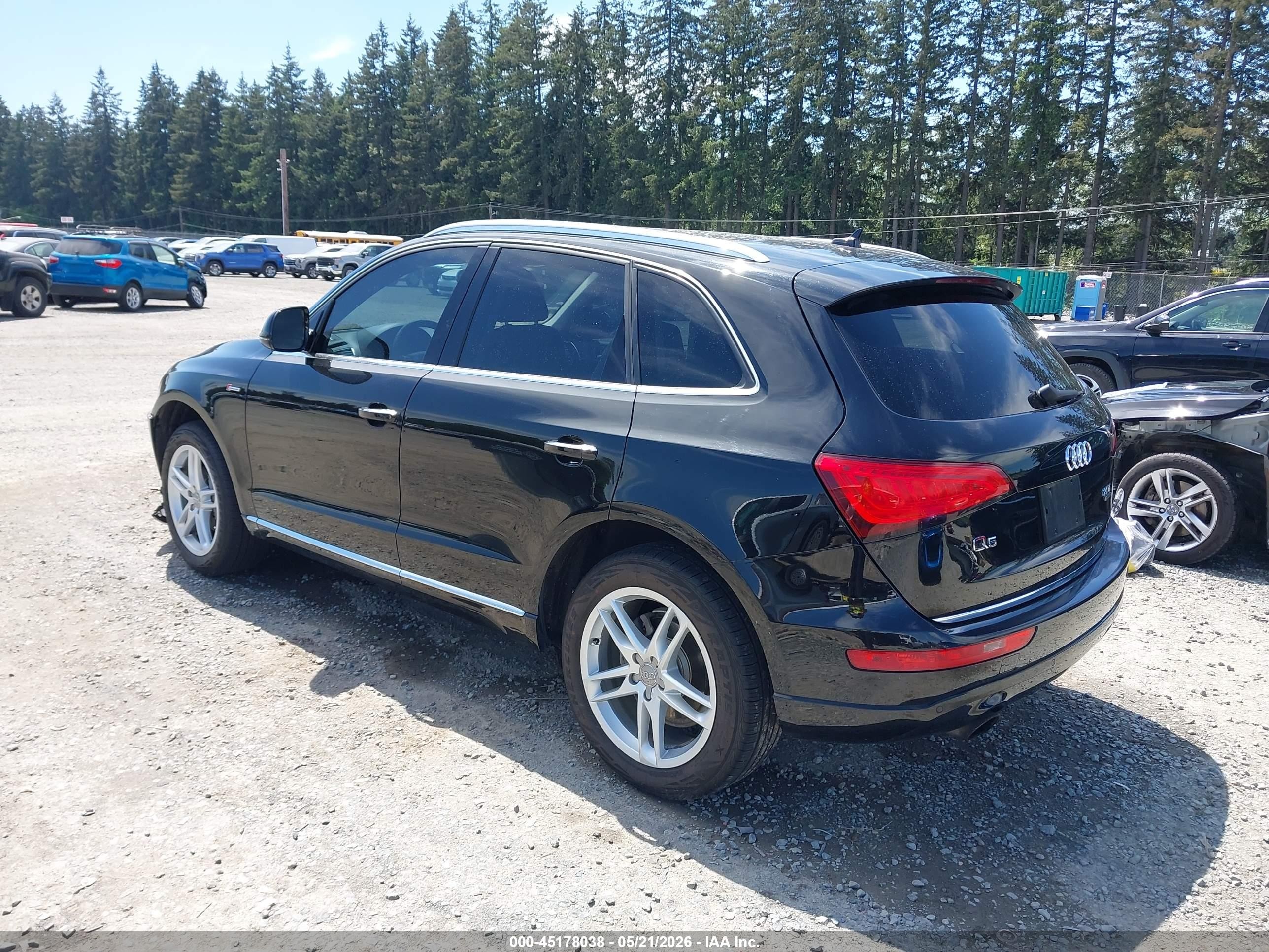 2015 Audi Q5 2.0t Premium Black vin: WA1LFAFP3FA071485