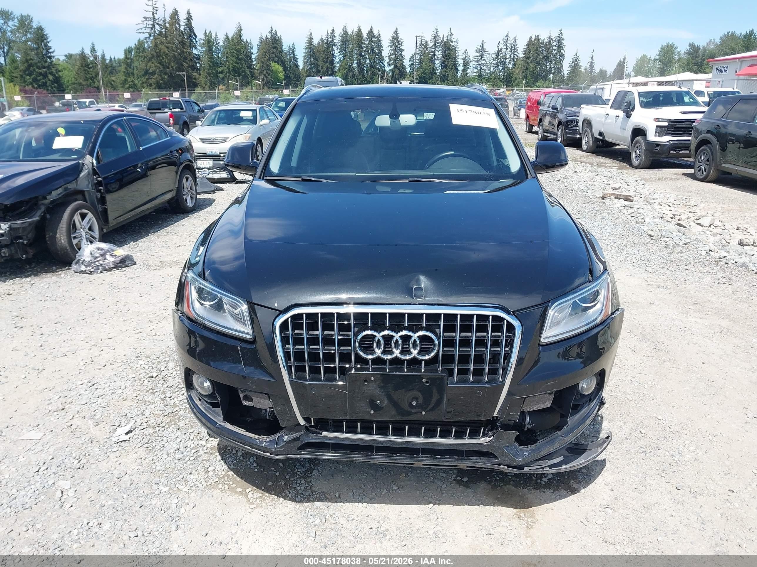 2015 Audi Q5 2.0t Premium Black vin: WA1LFAFP3FA071485