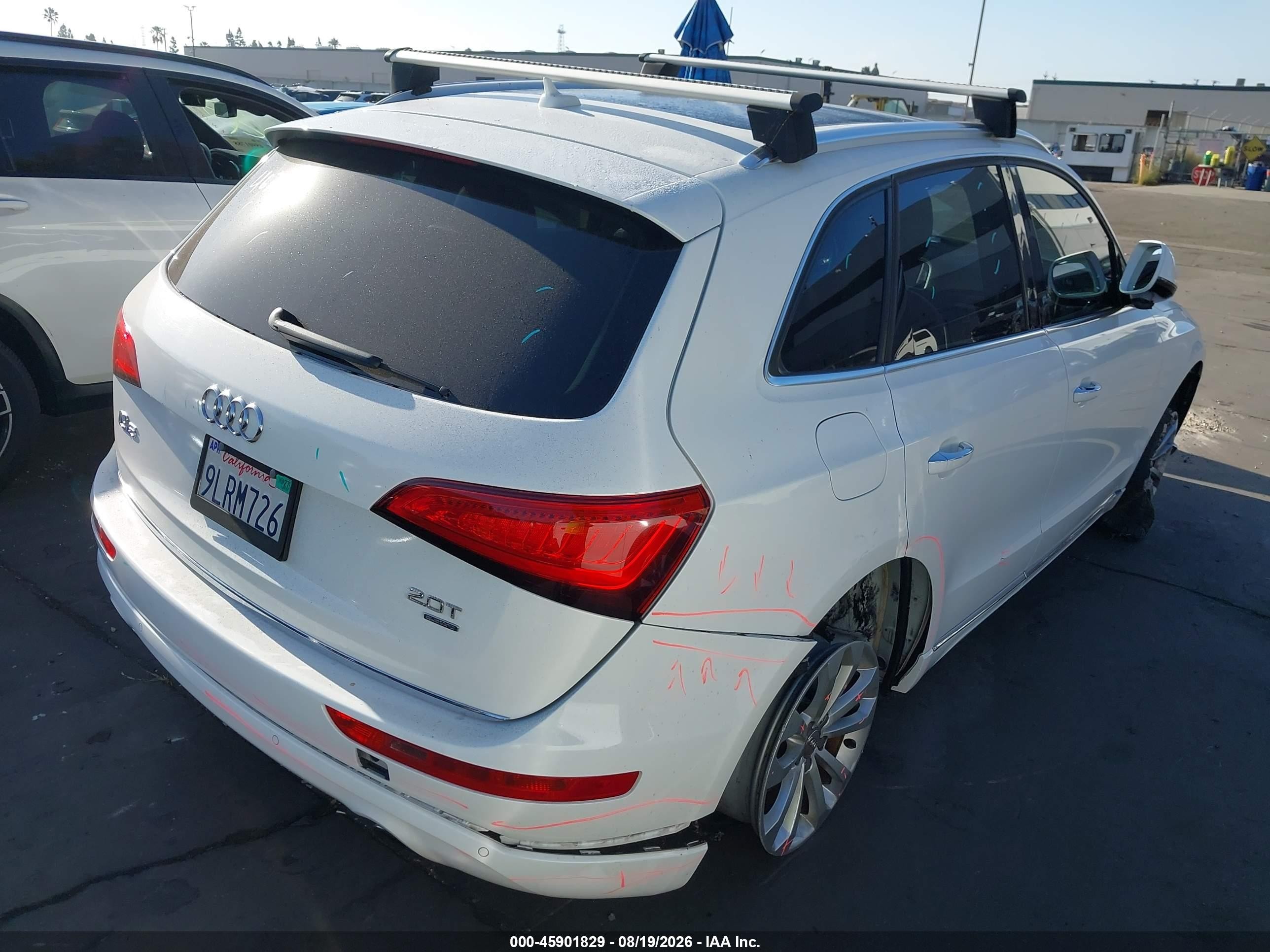 2015 Audi Q5 2.0t Premium White vin: WA1LFAFP3FA106011