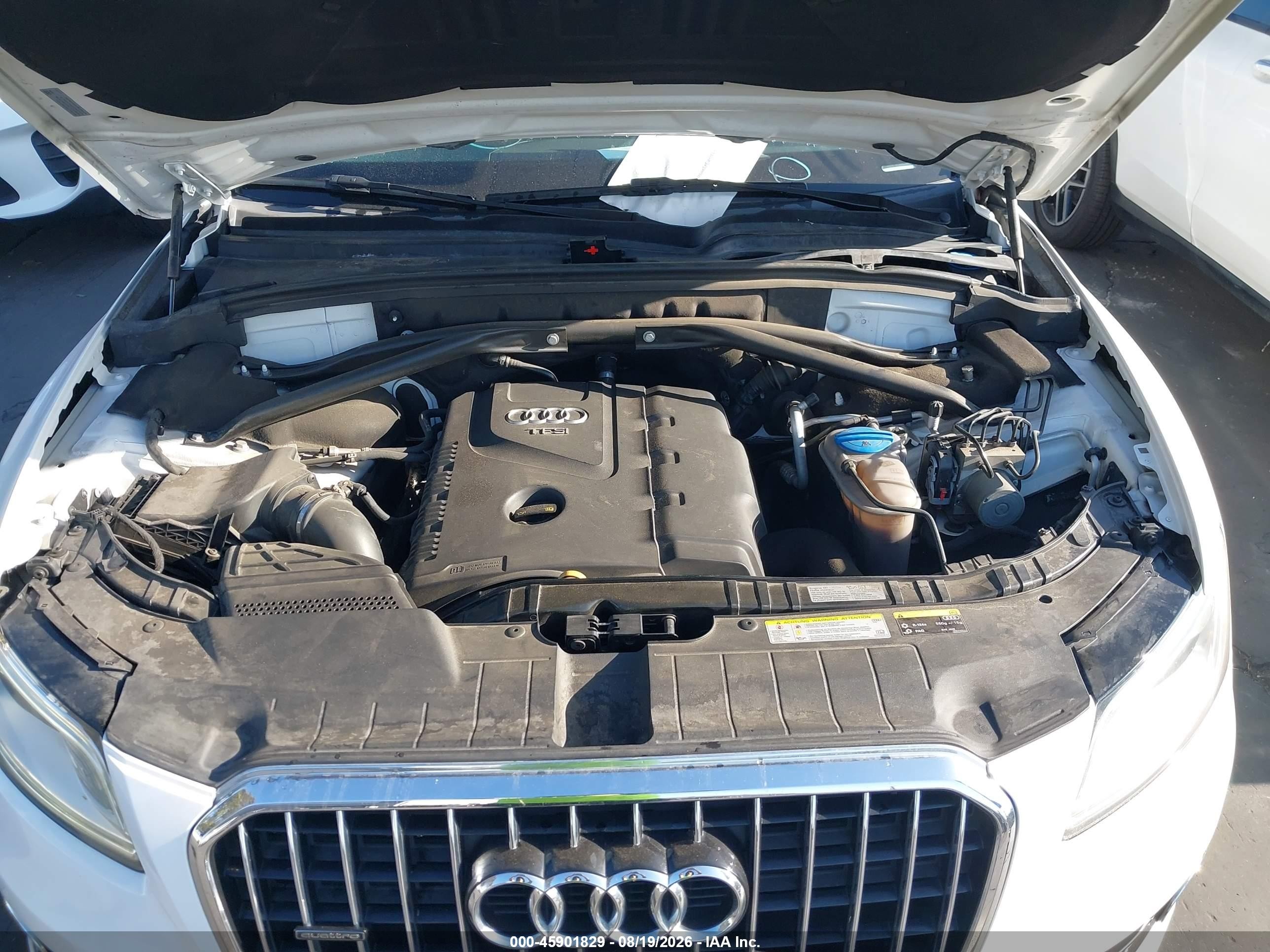 2015 Audi Q5 2.0t Premium White vin: WA1LFAFP3FA106011