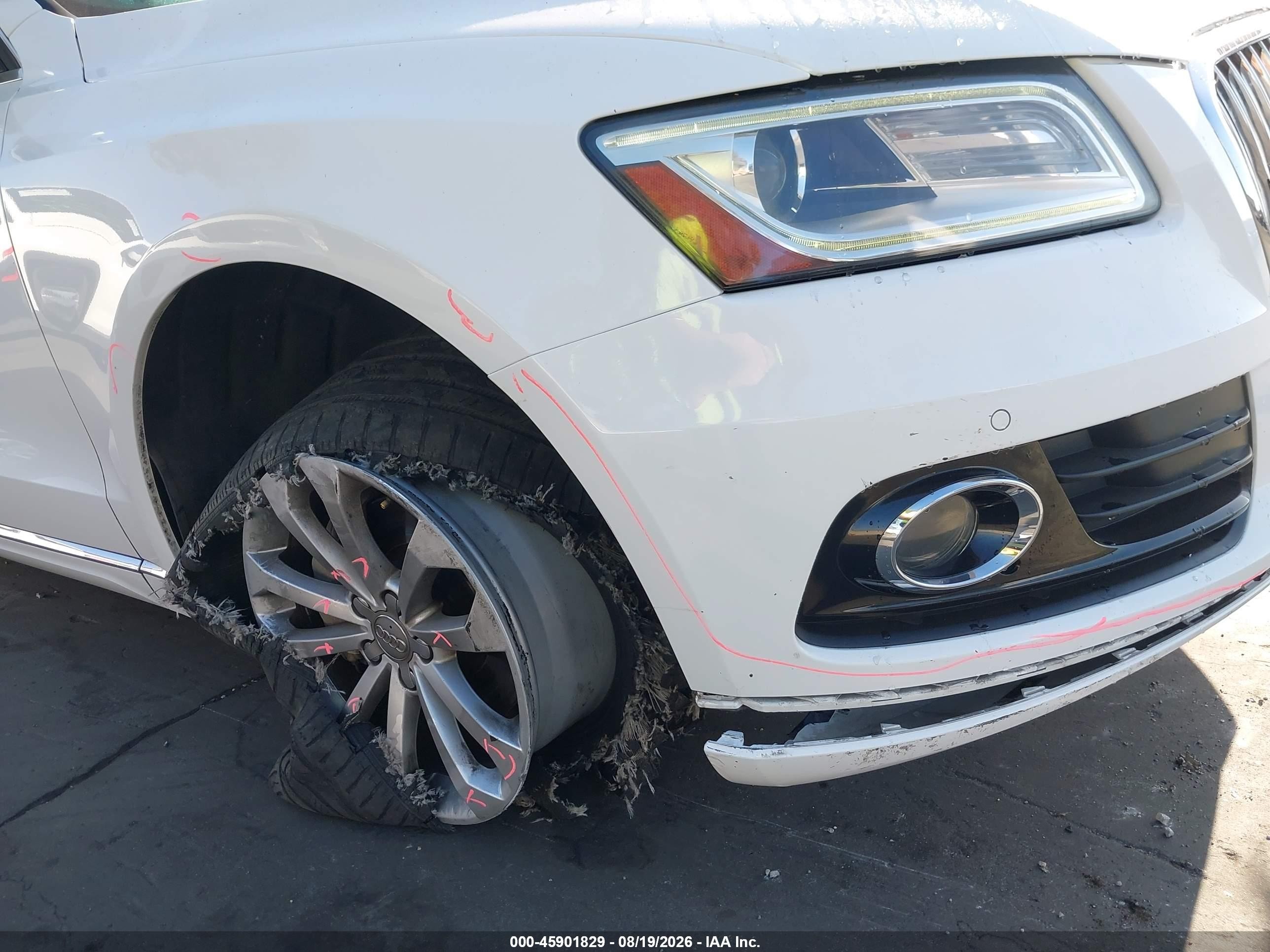 2015 Audi Q5 2.0t Premium White vin: WA1LFAFP3FA106011