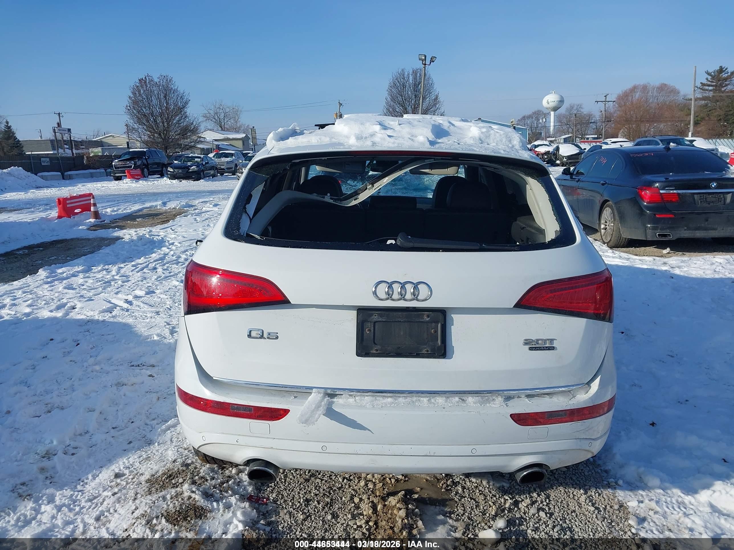 2015 Audi Q5 2.0t Premium White vin: WA1LFAFP3FA130213