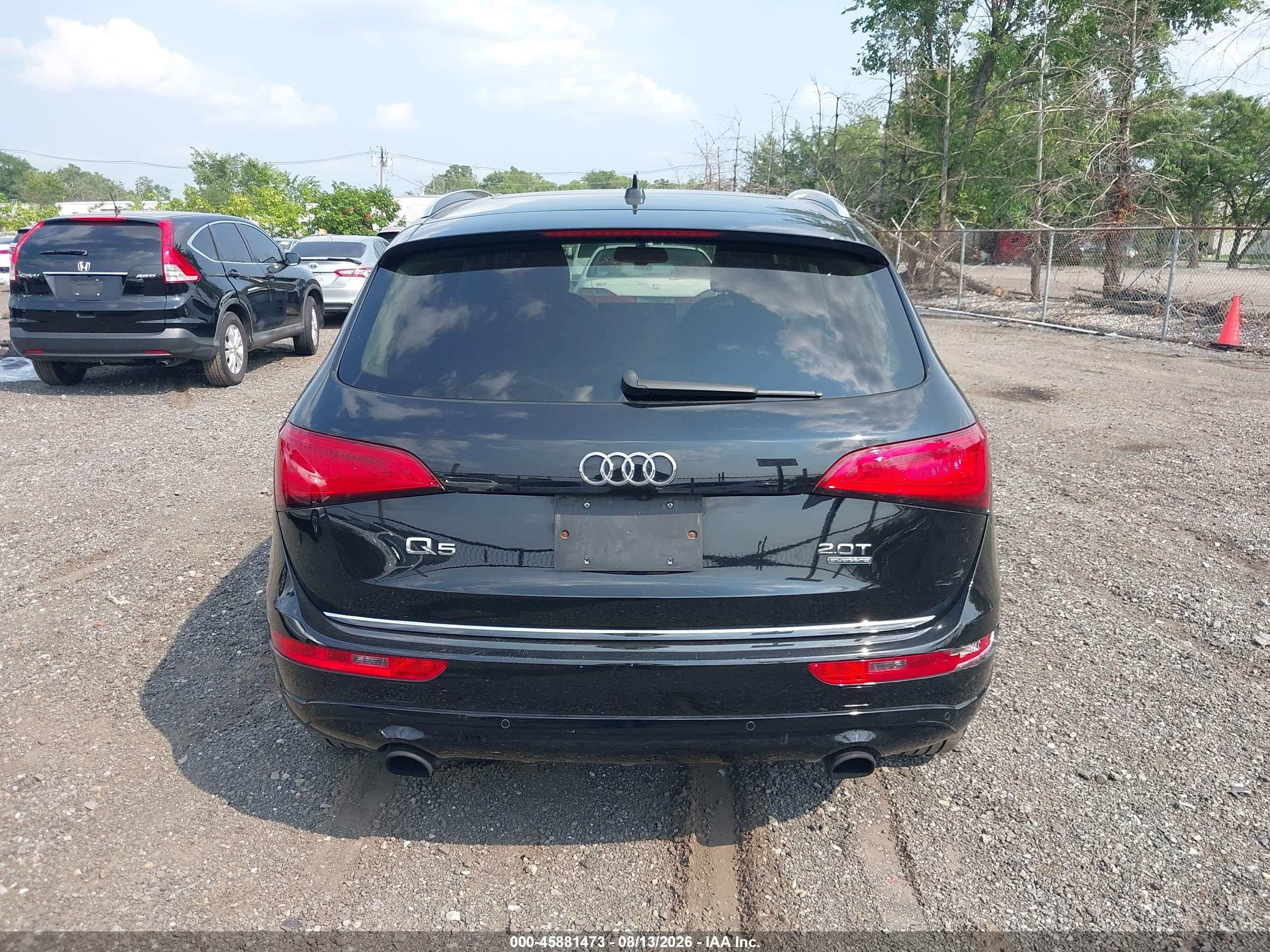 2015 Audi Q5 Premium Plus Black vin: WA1LFAFP3FA138604
