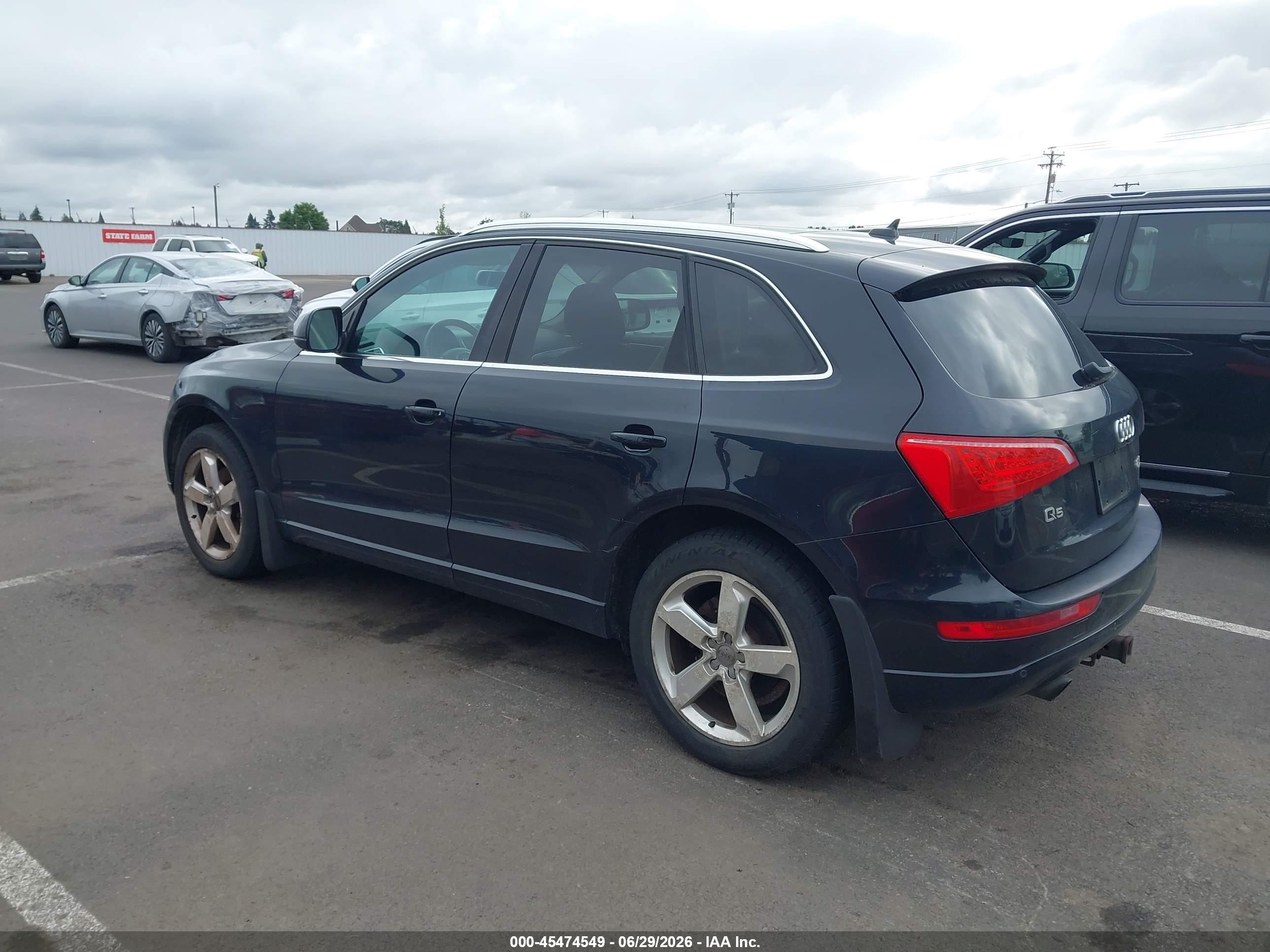 2012 Audi Q5 2.0t Premium Black vin: WA1LFAFP4CA000887