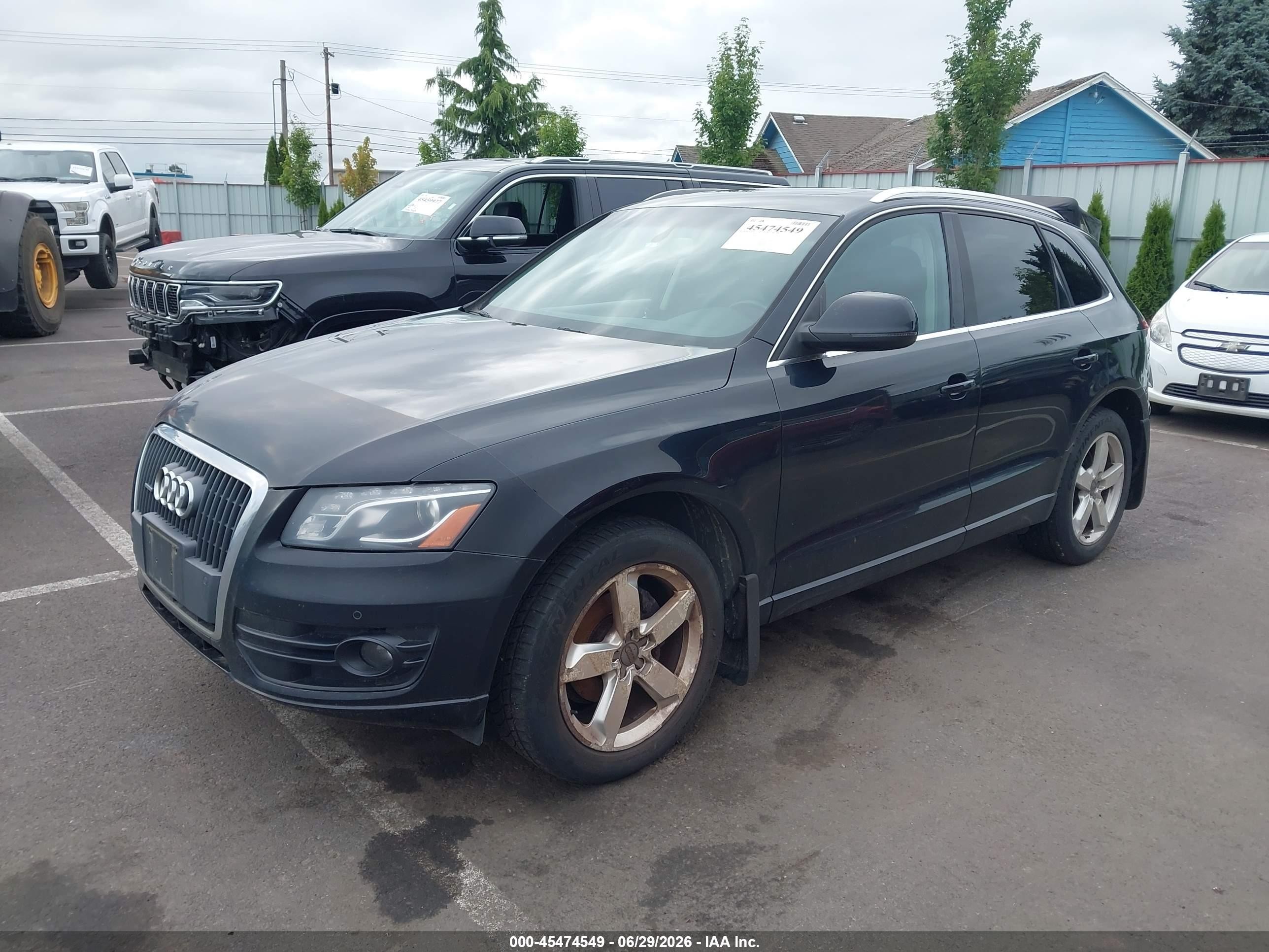 2012 Audi Q5 2.0t Premium Black vin: WA1LFAFP4CA000887