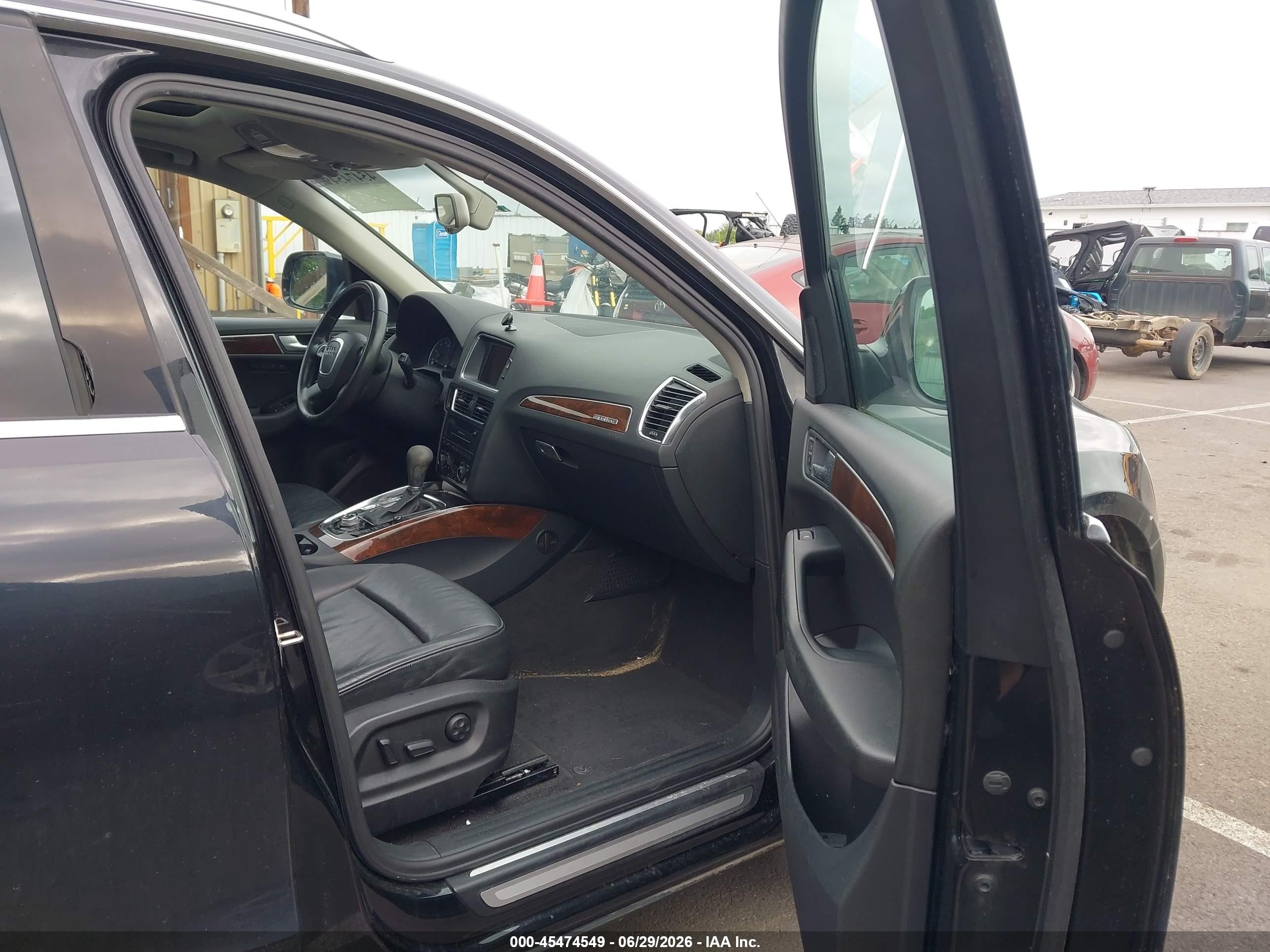 2012 Audi Q5 2.0t Premium Black vin: WA1LFAFP4CA000887