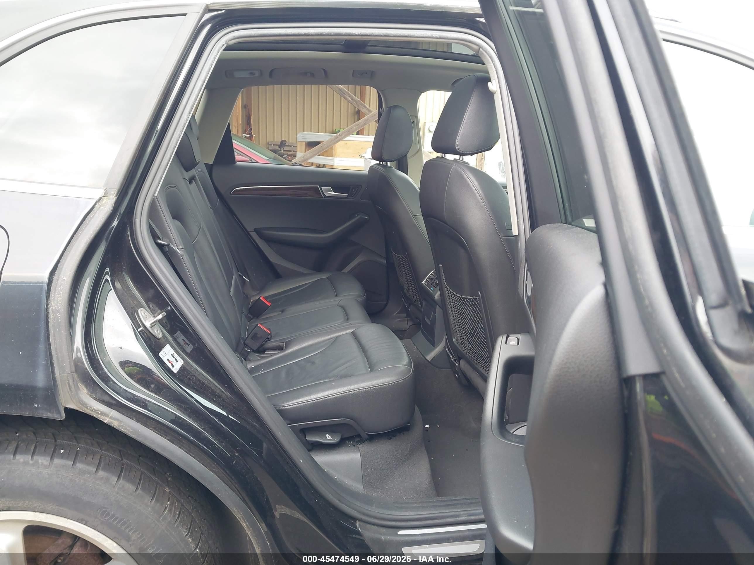 2012 Audi Q5 2.0t Premium Black vin: WA1LFAFP4CA000887