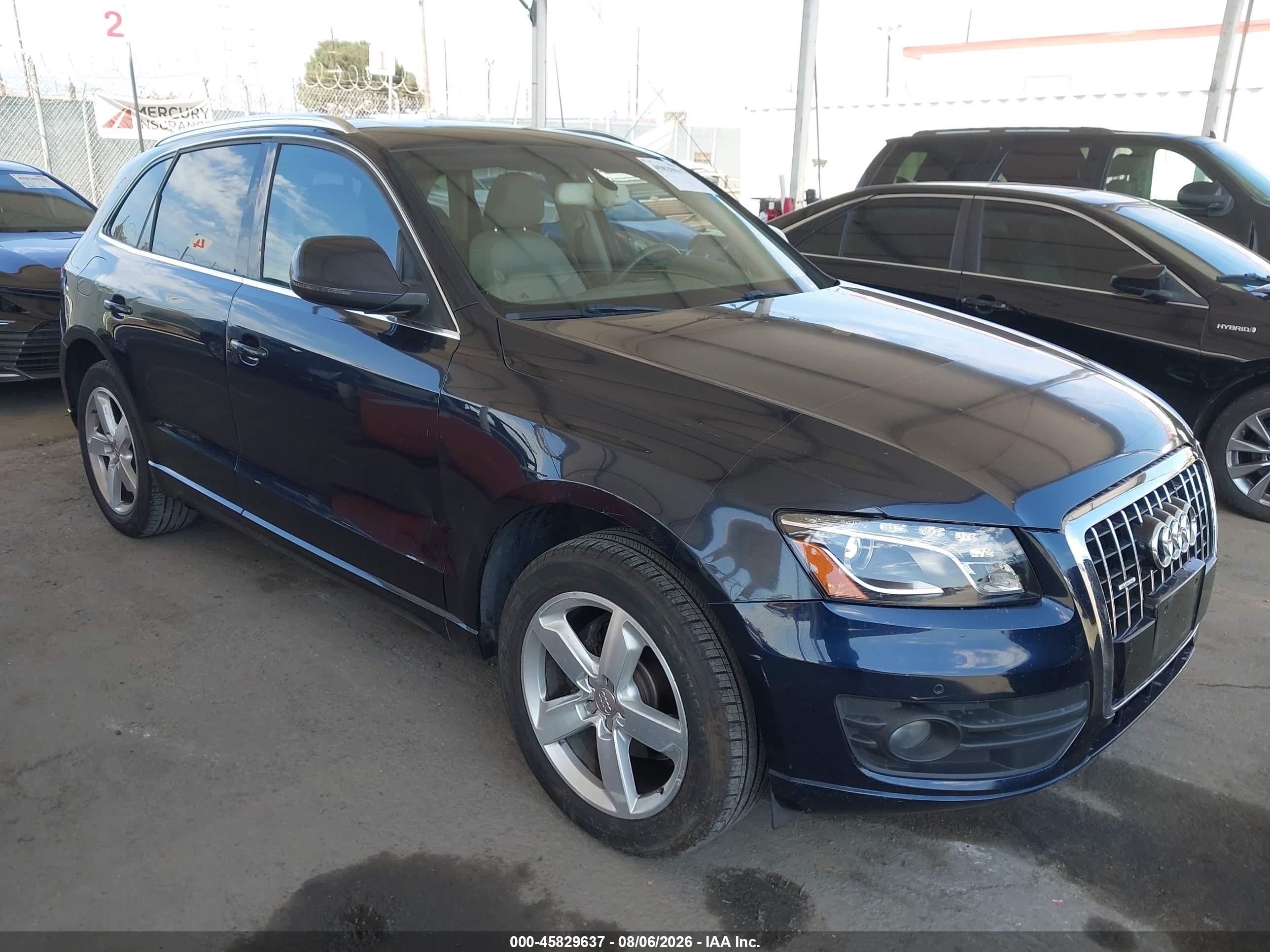 2012 Audi Q5 2.0t Premium Dark Blue vin: WA1LFAFP4CA018788