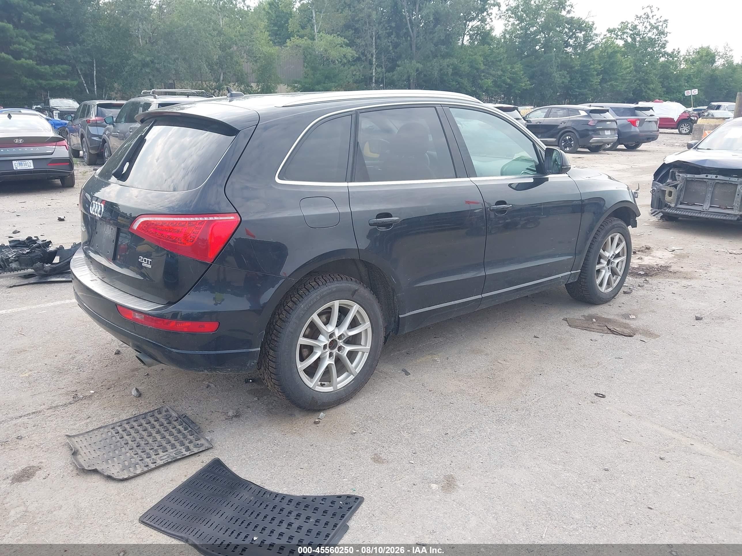 2012 Audi Q5 2.0t Premium Black vin: WA1LFAFP4CA048339