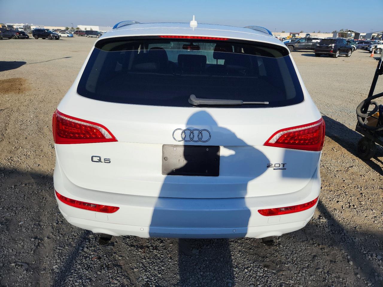 2012 Audi Q5 Premium Plus White vin: WA1LFAFP4CA060765