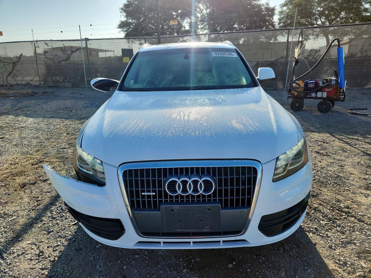 2012 Audi Q5 Premium Plus White vin: WA1LFAFP4CA060765