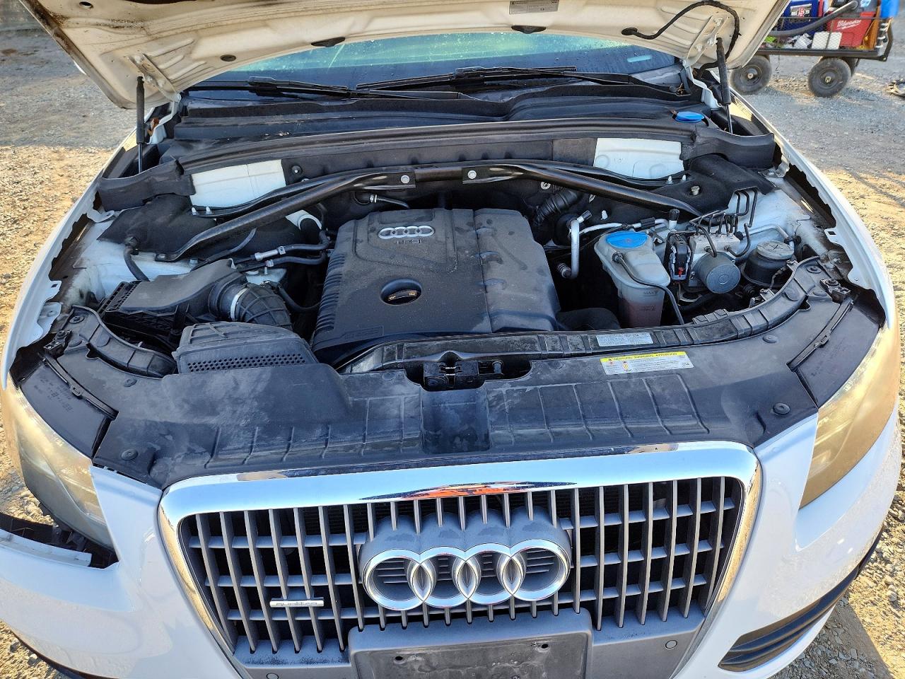 2012 Audi Q5 Premium Plus White vin: WA1LFAFP4CA060765
