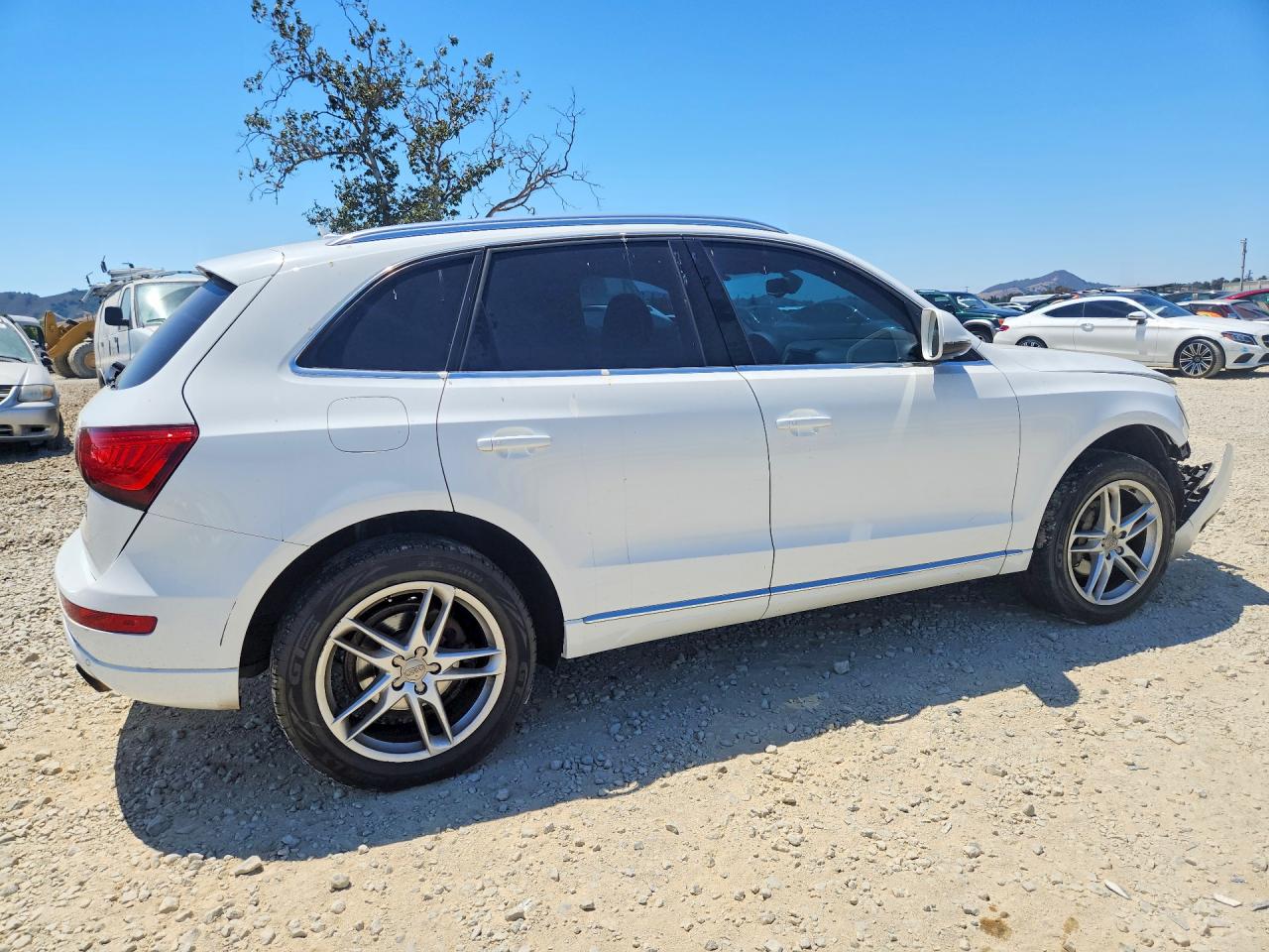 2013 Audi Q5 Premium Plus White vin: WA1LFAFP4DA007467