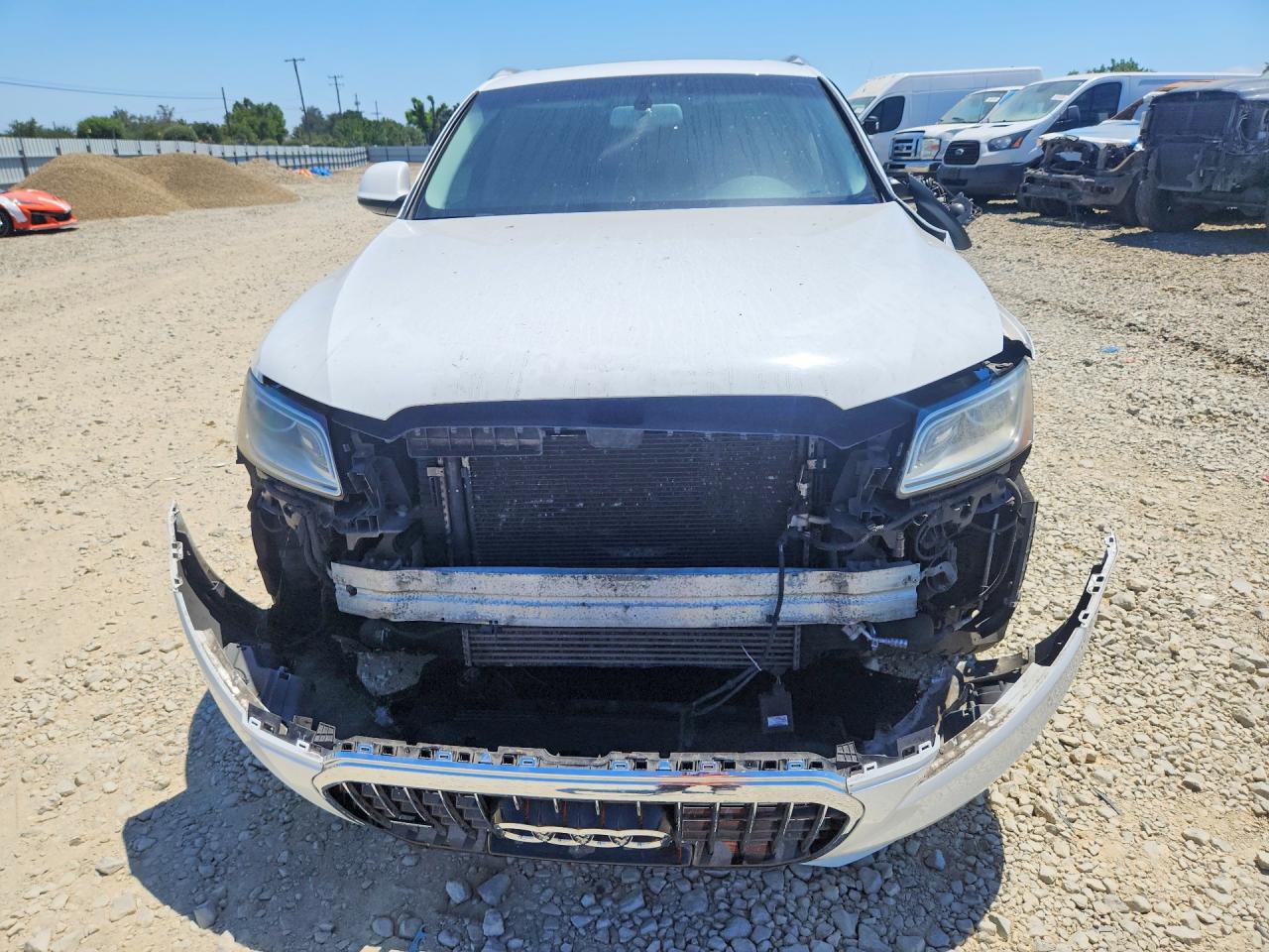 2013 Audi Q5 Premium Plus White vin: WA1LFAFP4DA007467