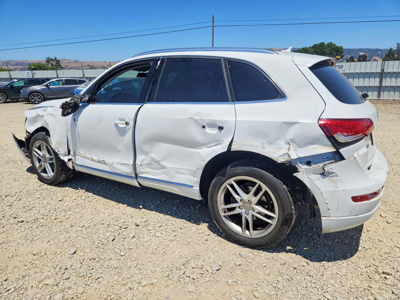 2013 Audi Q5 Premium Plus White vin: WA1LFAFP4DA007467