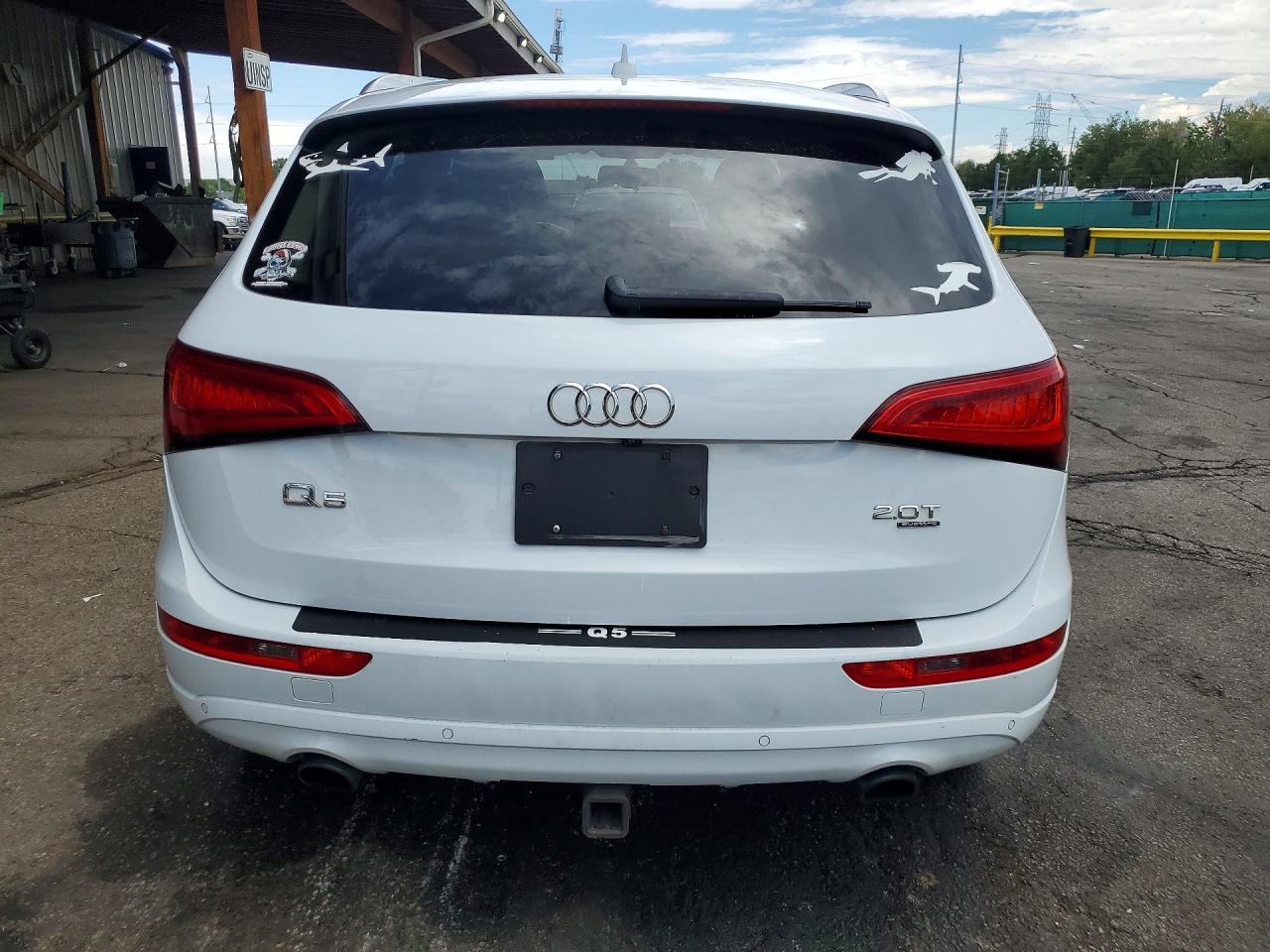 2013 Audi Q5 Premium Plus White vin: WA1LFAFP4DA028433
