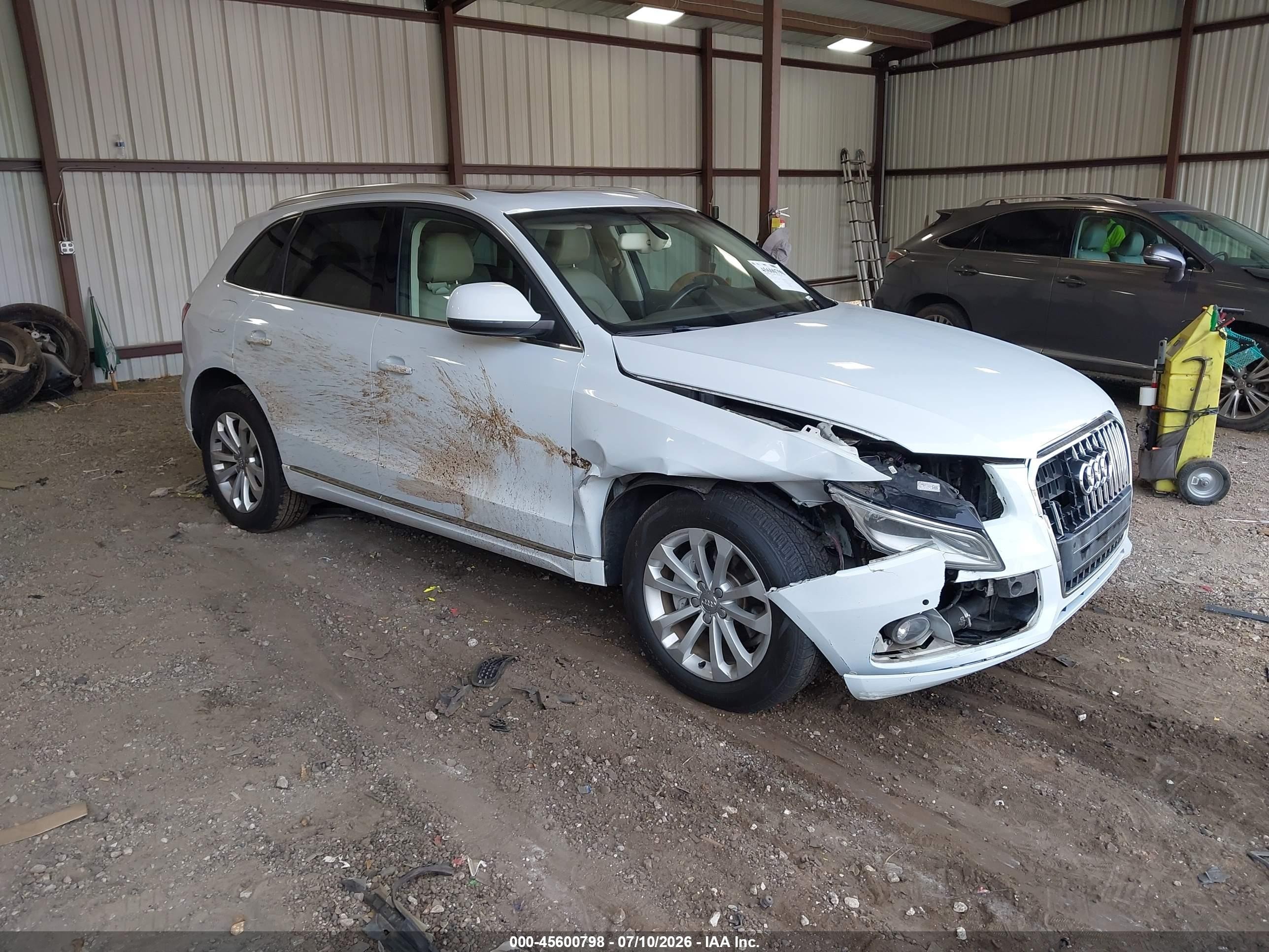 2013 Audi Q5 2.0t Premium White vin: WA1LFAFP4DA031087