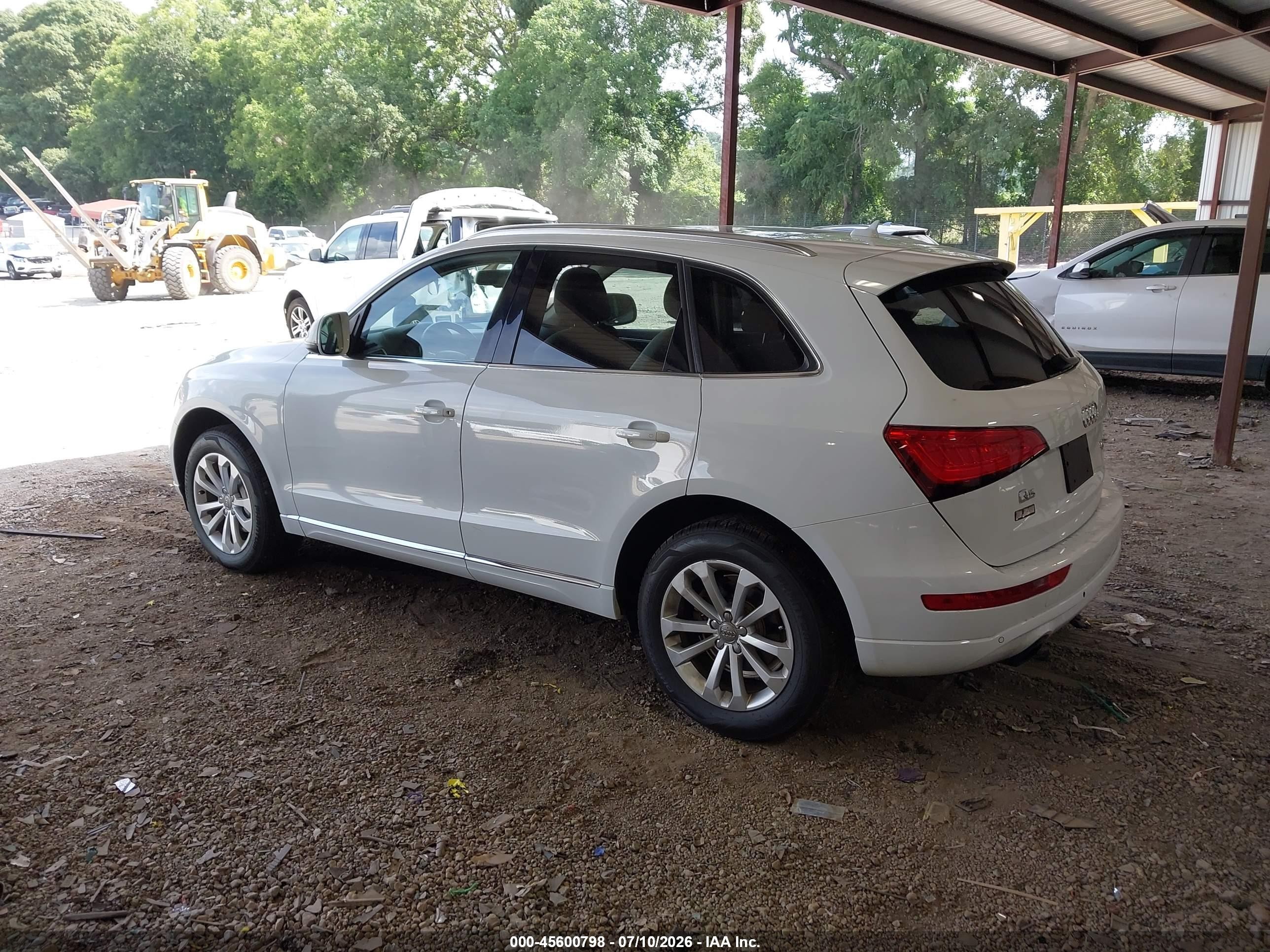 2013 Audi Q5 2.0t Premium White vin: WA1LFAFP4DA031087