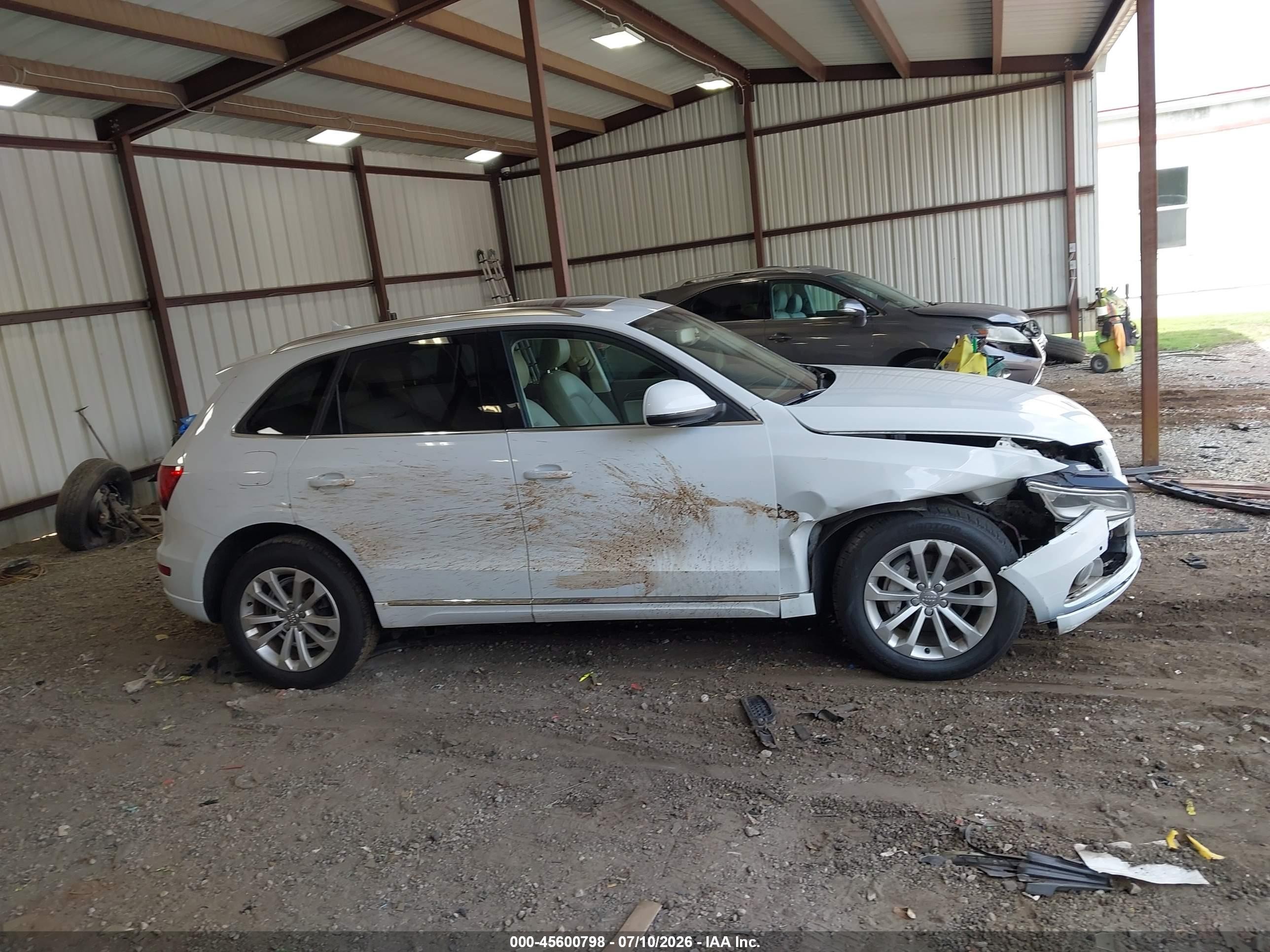 2013 Audi Q5 2.0t Premium White vin: WA1LFAFP4DA031087