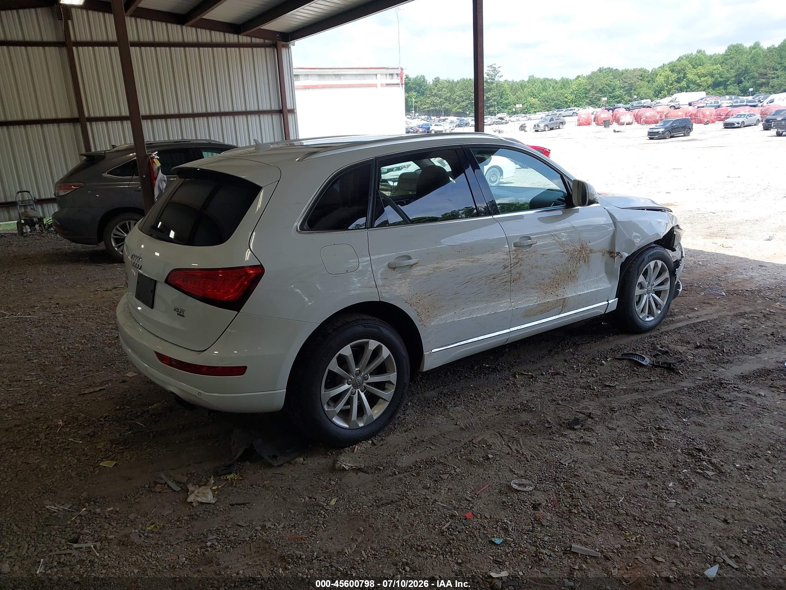 2013 Audi Q5 2.0t Premium White vin: WA1LFAFP4DA031087