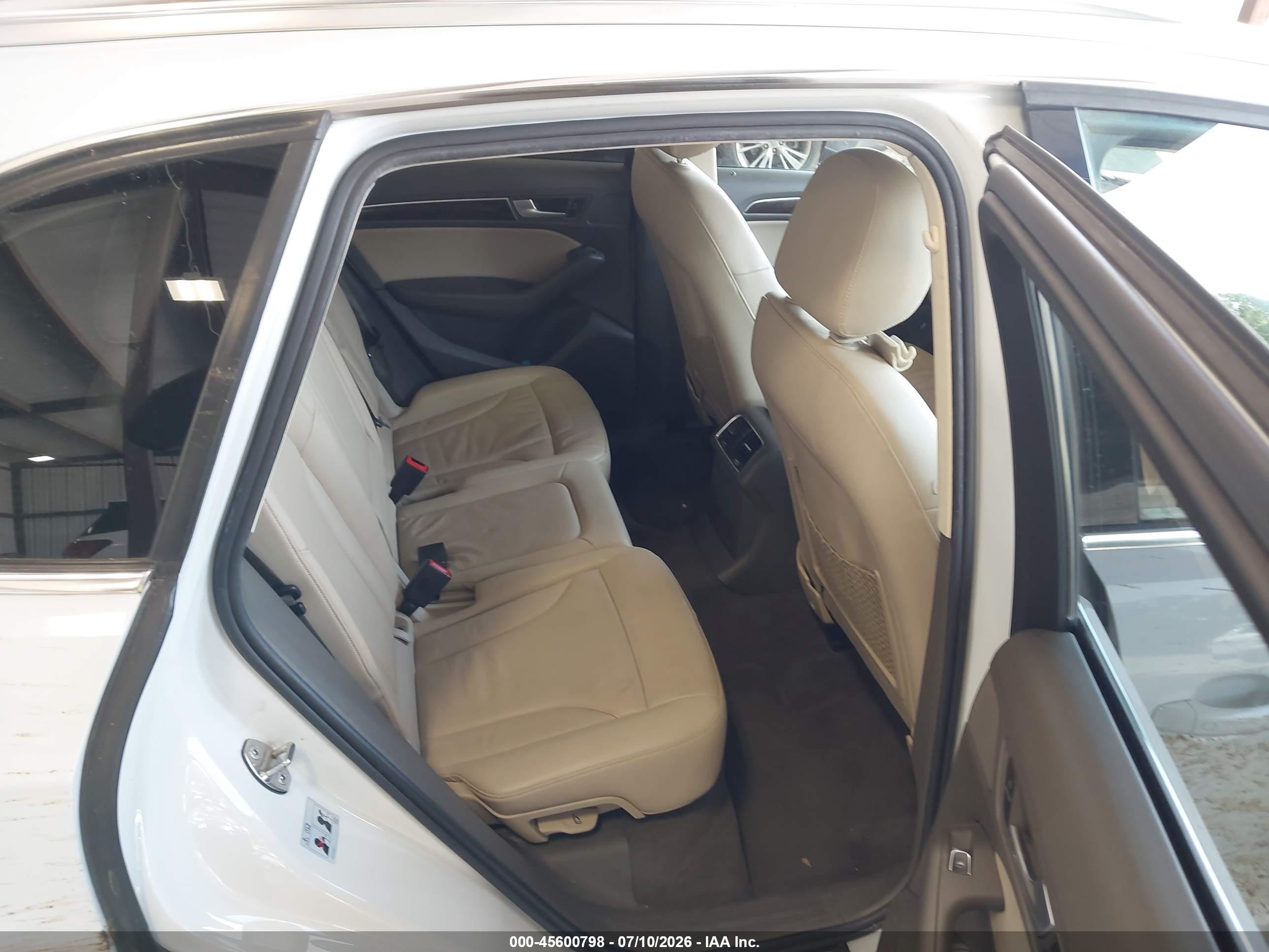 2013 Audi Q5 2.0t Premium White vin: WA1LFAFP4DA031087