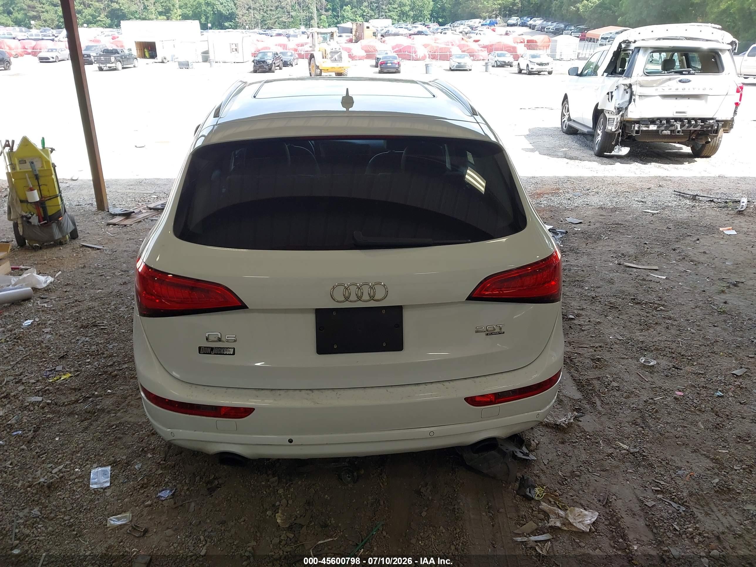 2013 Audi Q5 2.0t Premium White vin: WA1LFAFP4DA031087