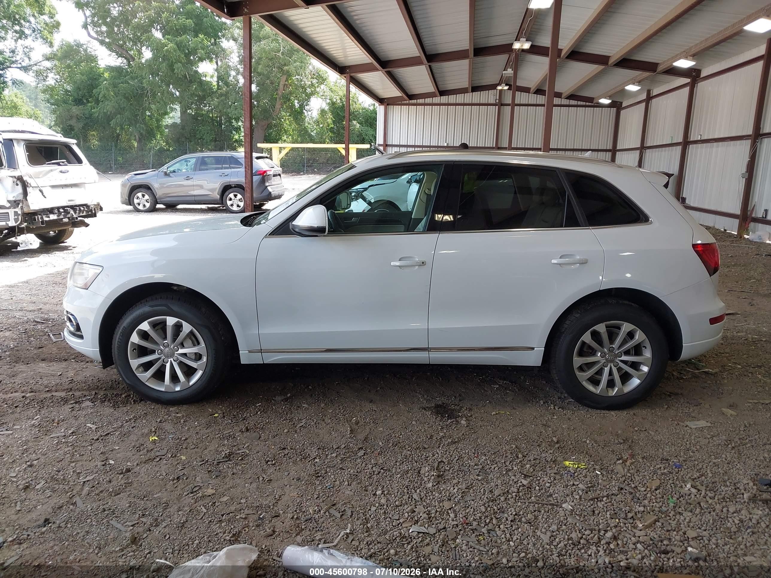 2013 Audi Q5 2.0t Premium White vin: WA1LFAFP4DA031087
