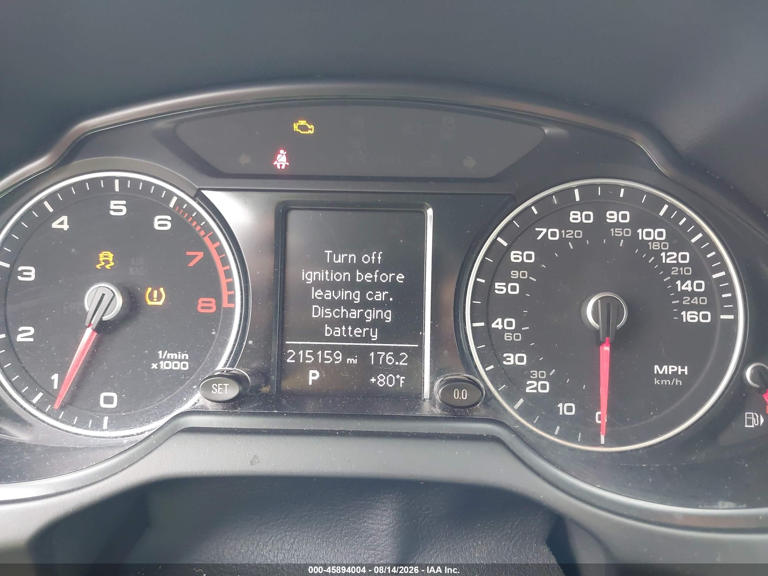 2013 Audi Q5 2.0t Premium Gray vin: WA1LFAFP4DA081374