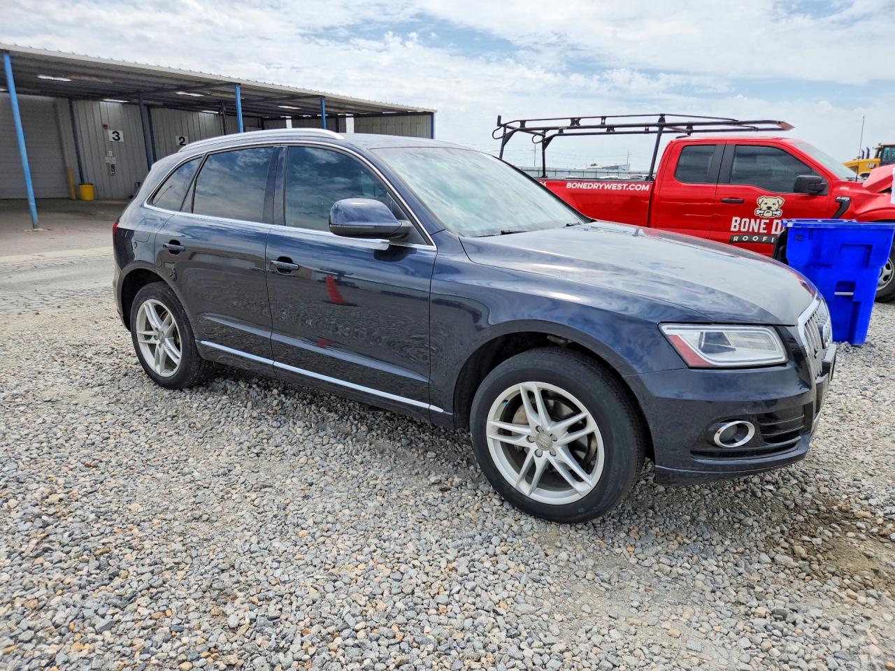 2013 Audi Q5 Premium Plus Blue vin: WA1LFAFP4DA082623