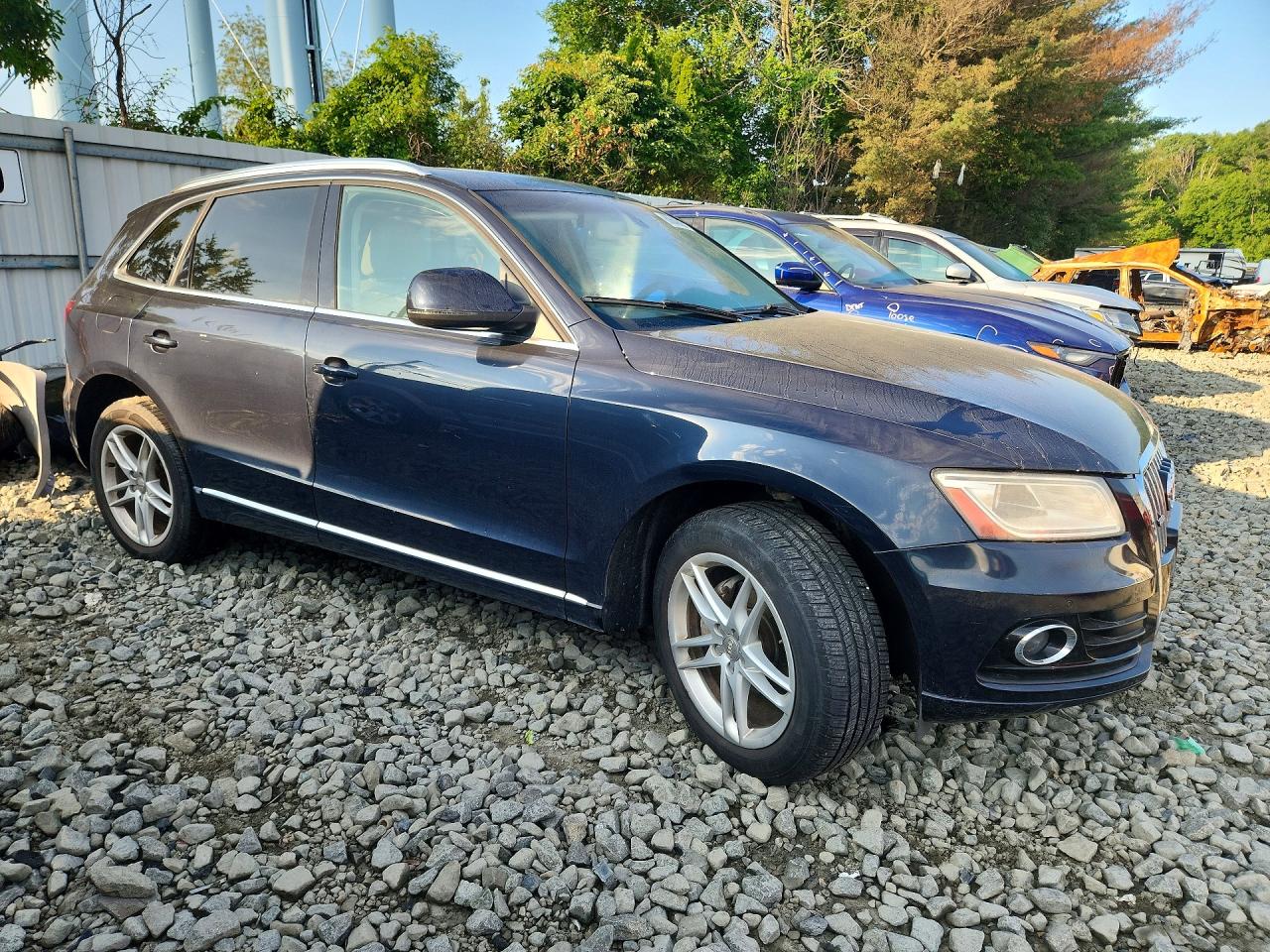 2013 Audi Q5 Premium Plus Blue vin: WA1LFAFP4DA085313