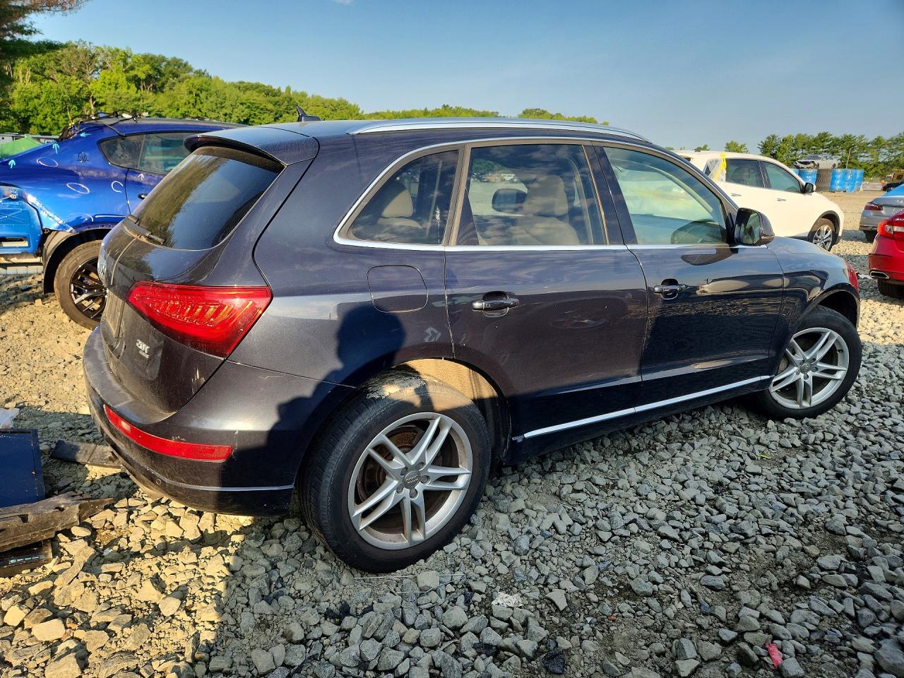 2013 Audi Q5 Premium Plus Blue vin: WA1LFAFP4DA085313