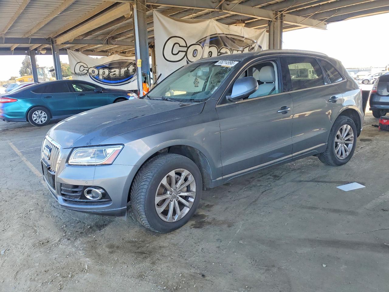 2013 Audi Q5 Premium Plus Серый vin: WA1LFAFP4DA085523