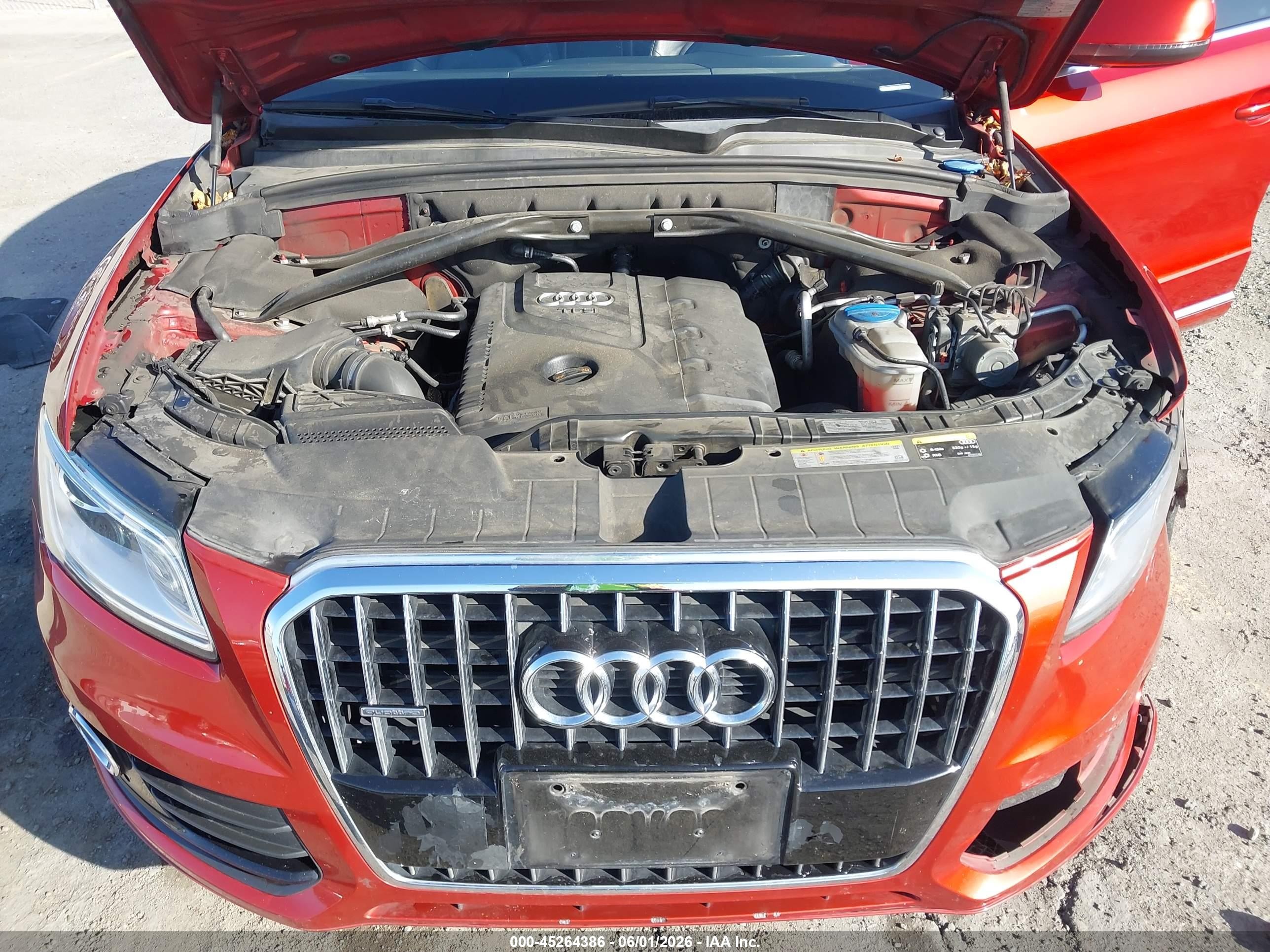 2014 Audi Q5 2.0t Premium Orange vin: WA1LFAFP4EA004957
