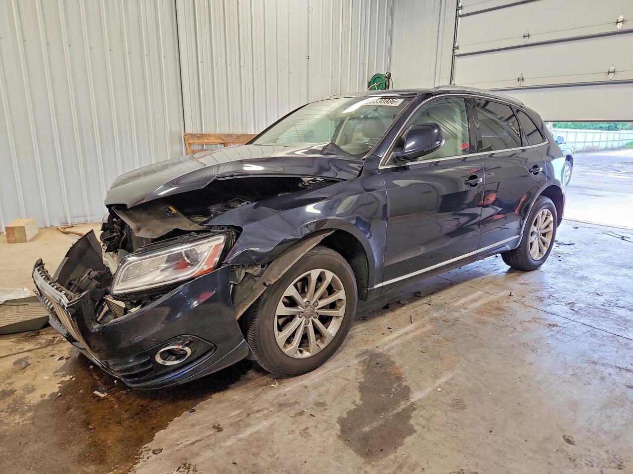 2014 Audi Q5 Premium Plus Blue vin: WA1LFAFP4EA026859