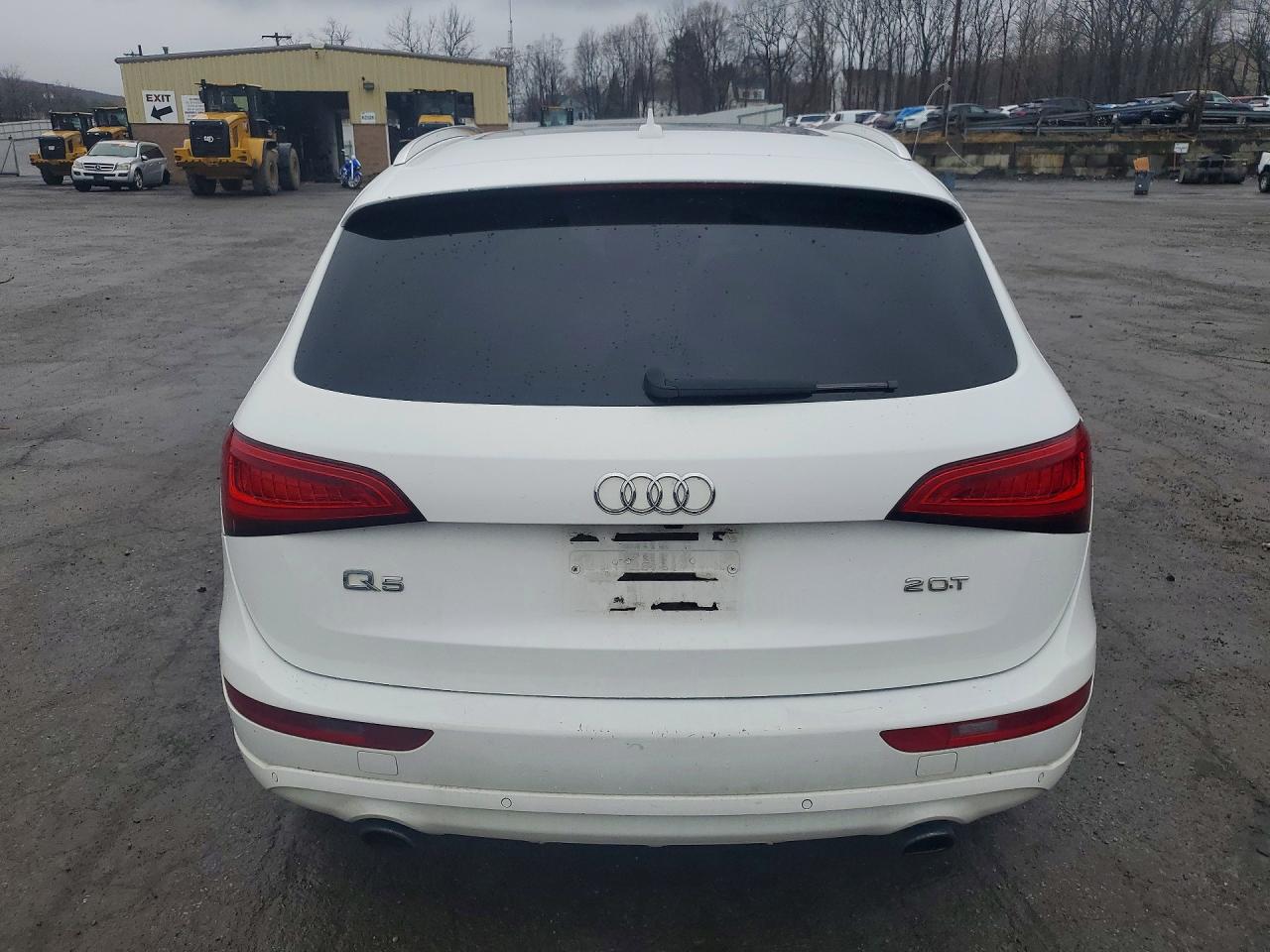 2014 Audi Q5 White vin: WA1LFAFP4EA027090